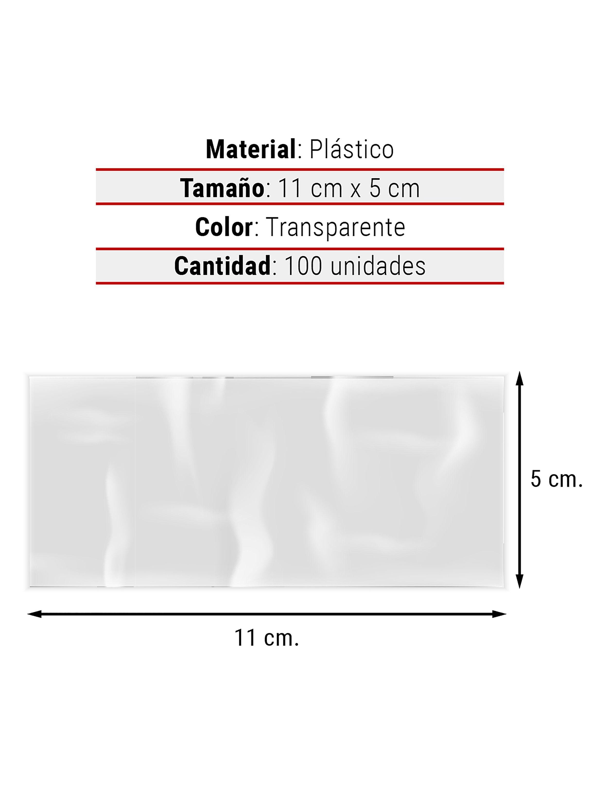 Bolsa de Celofan Sin Cierre 5x11 cm 100 unidades-3