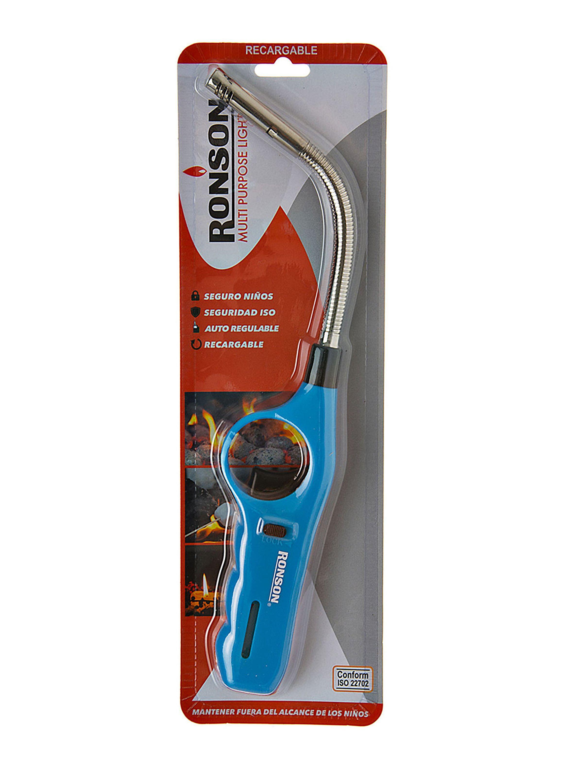 Ronson Tubo Flex Encendedor Multipropósito Azul-1