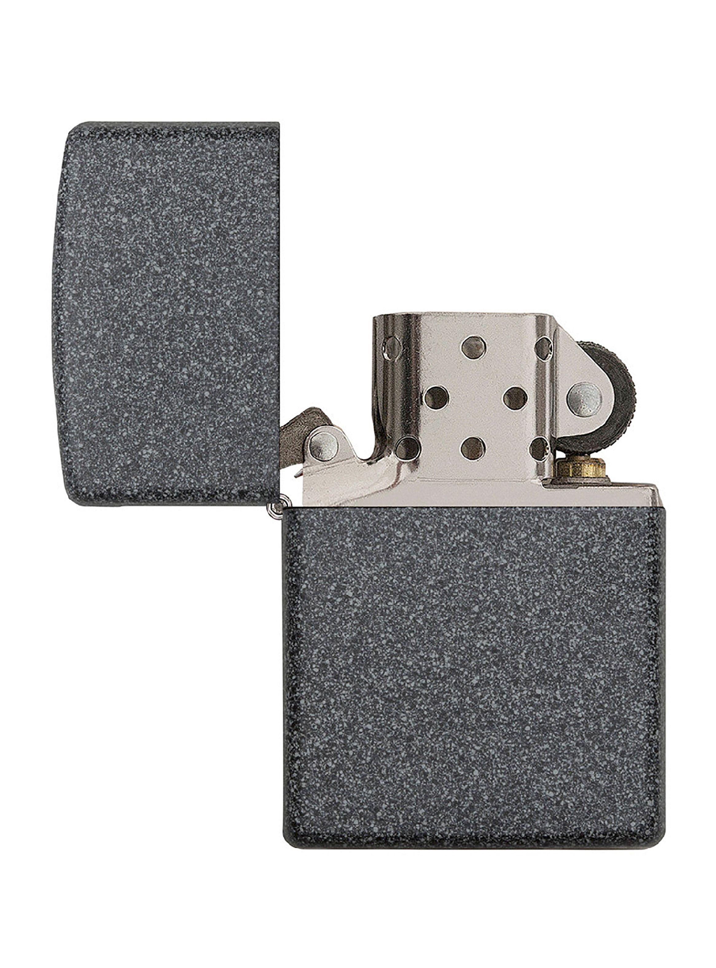 Encendedor Zippo Lighter Iron Stone Piedra Gris-2