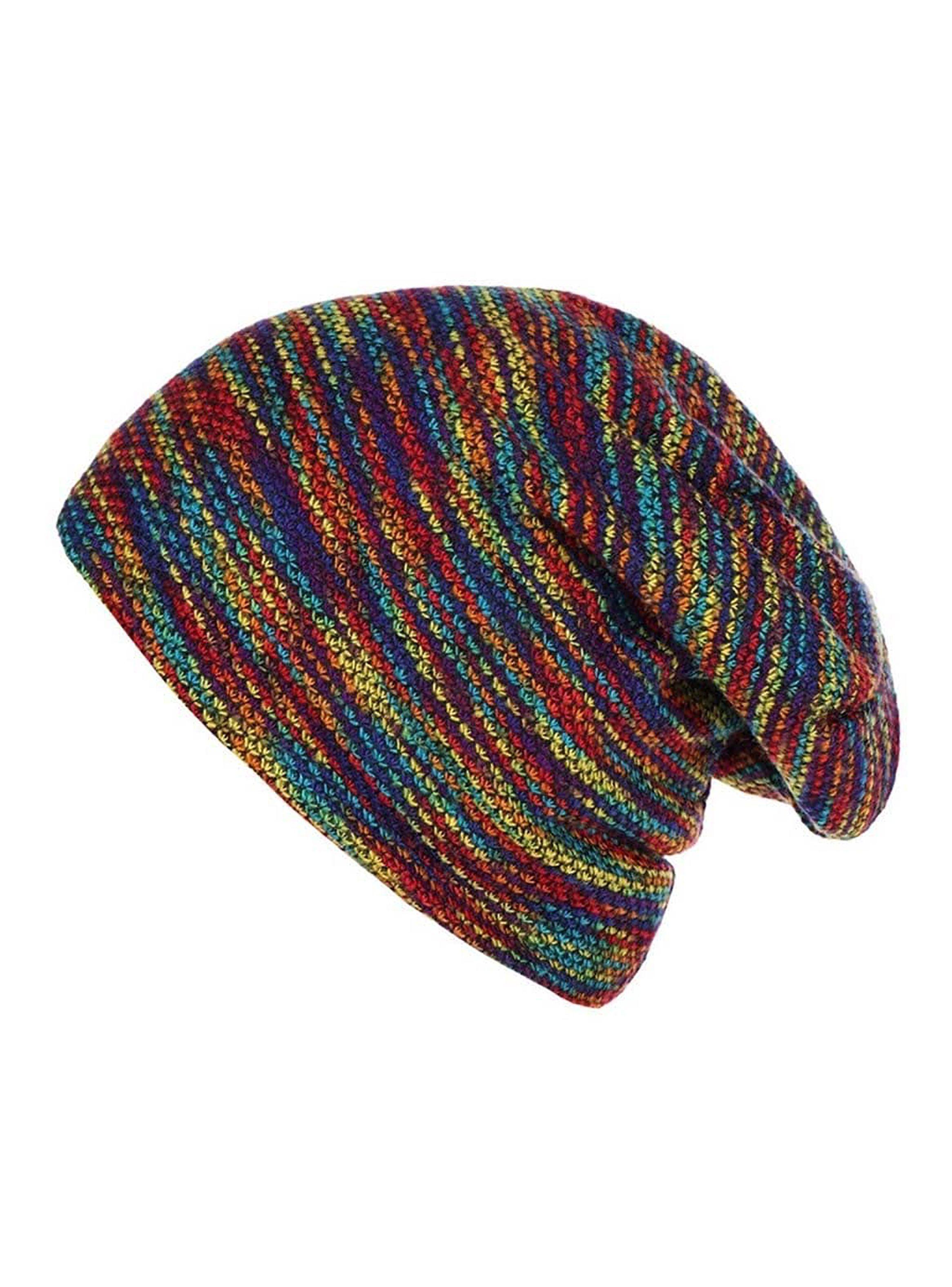 Gorro Forro Interno Diseño Multicolor con Amarillo-0