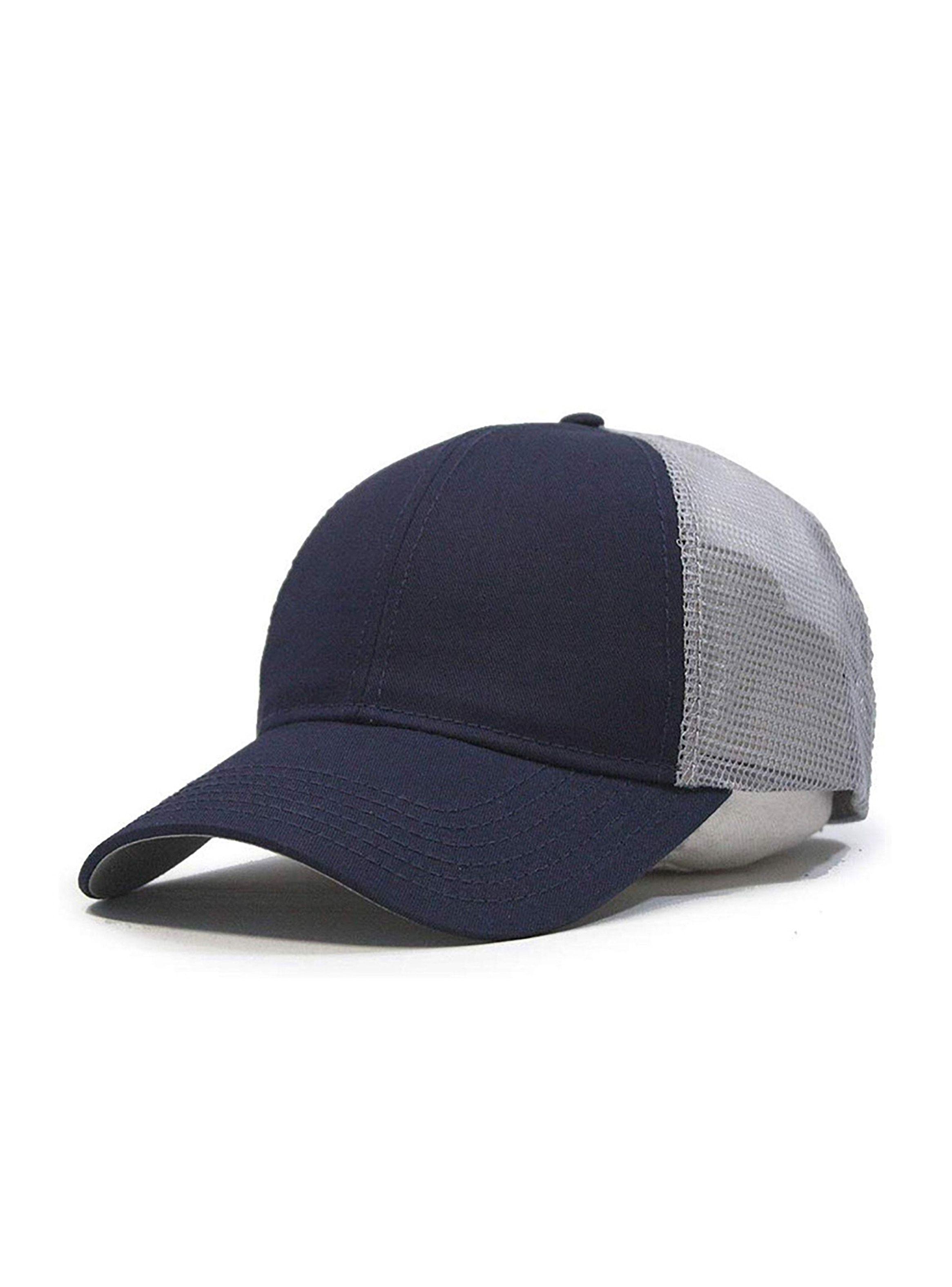 Jockey Fit de Algodon Azul Marino con Malla Gris-0