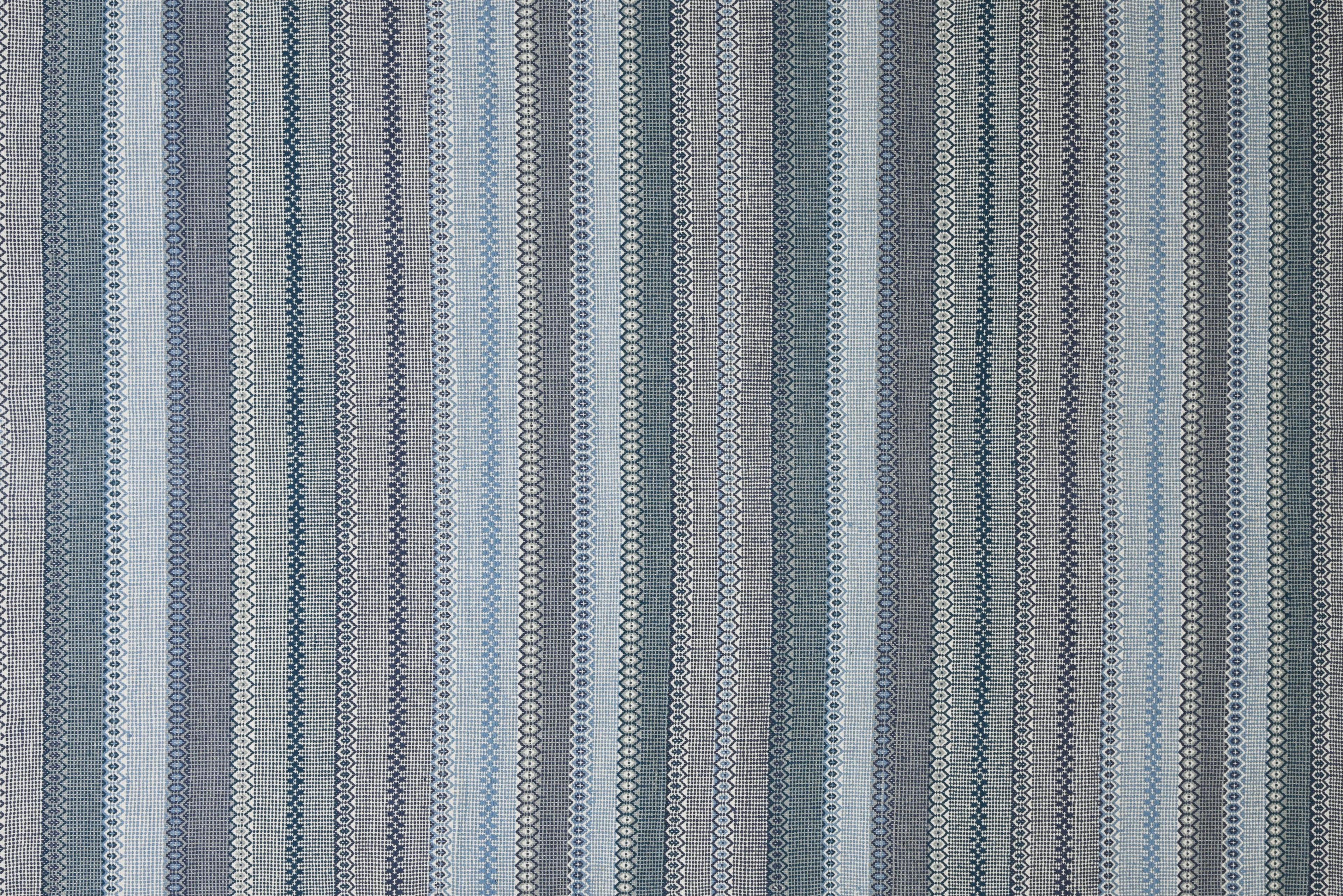 Alfombra Deco Kelim con antideslizante Azul Vintage 1,2x1,8 mts-0