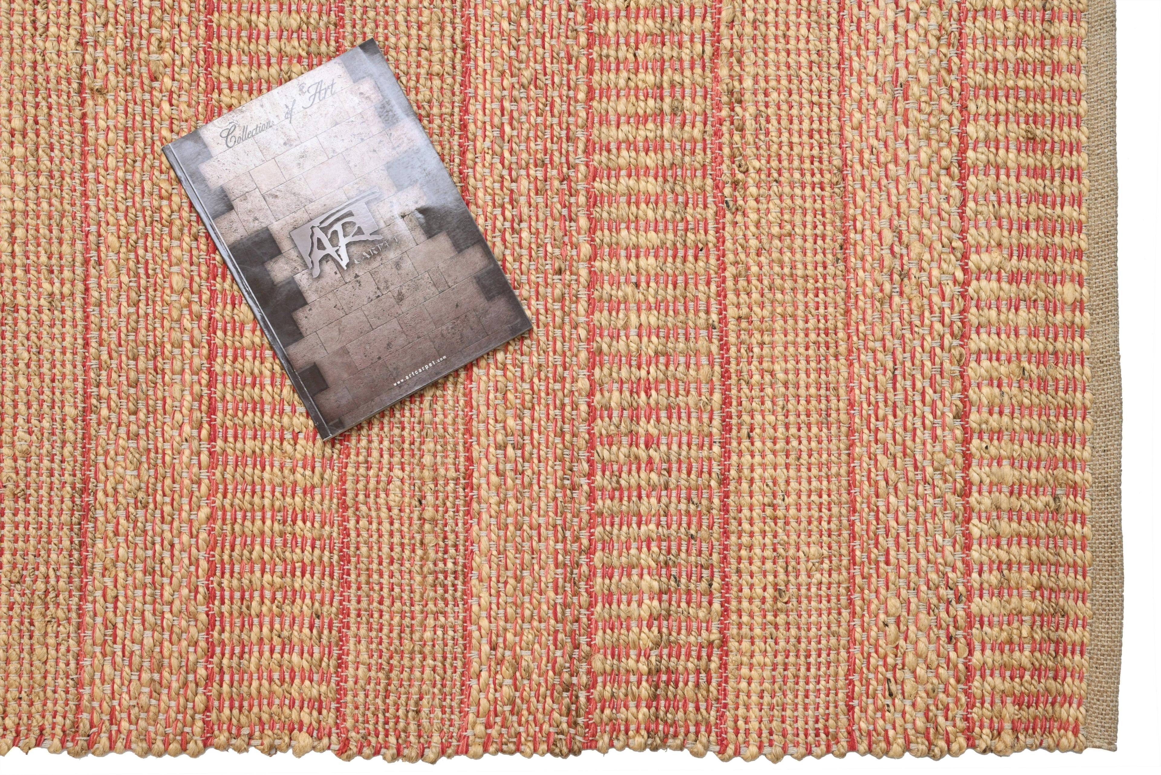 Pasillo Deco Yute Sarkanda Naranja Moderno Natural0,6x1,8 mts-2