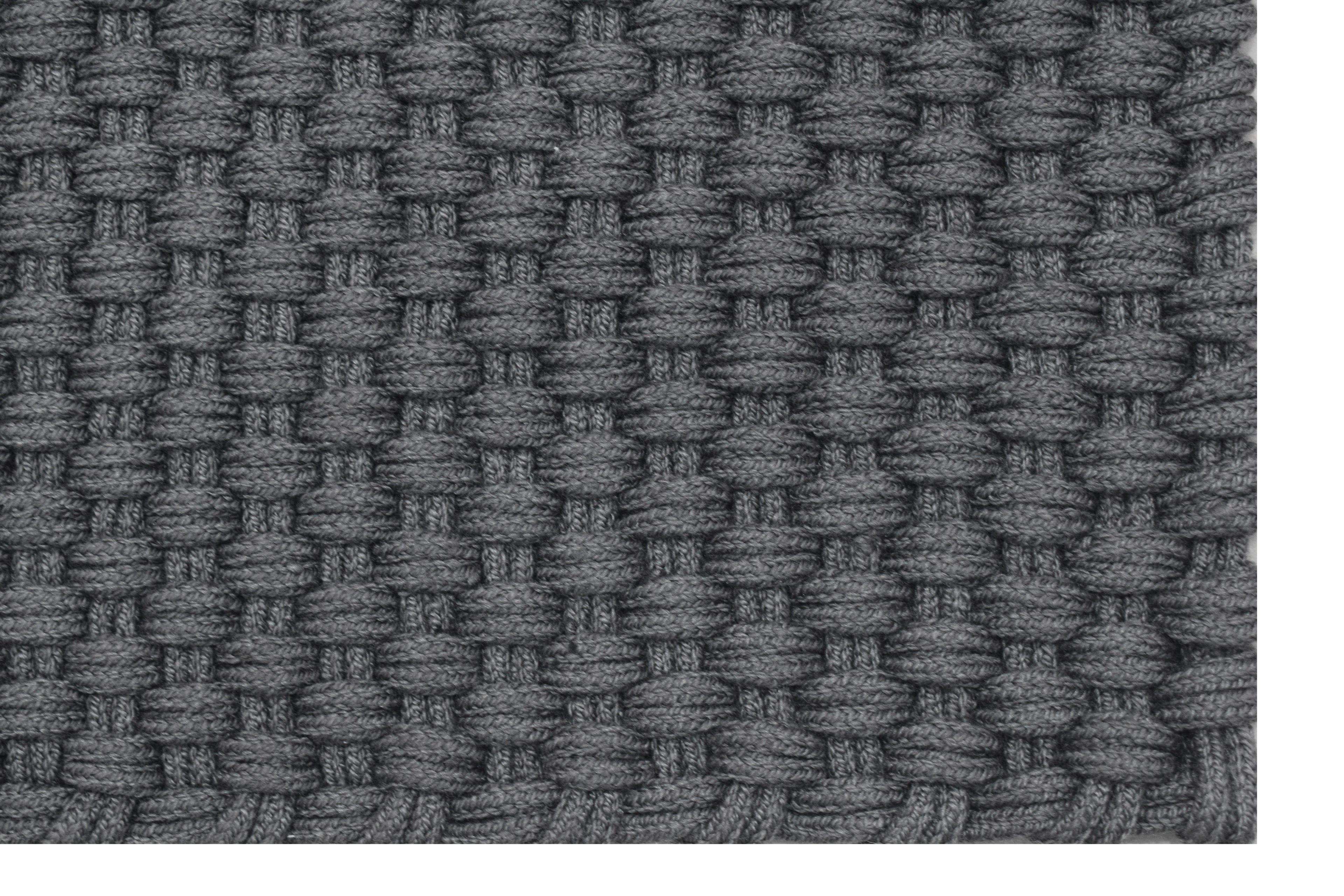 Alfombra sintetica Deco Exterior Pet Gris Oscuro Moderno Lavable Indoor/Outdoor0,51x0,75 mts-1