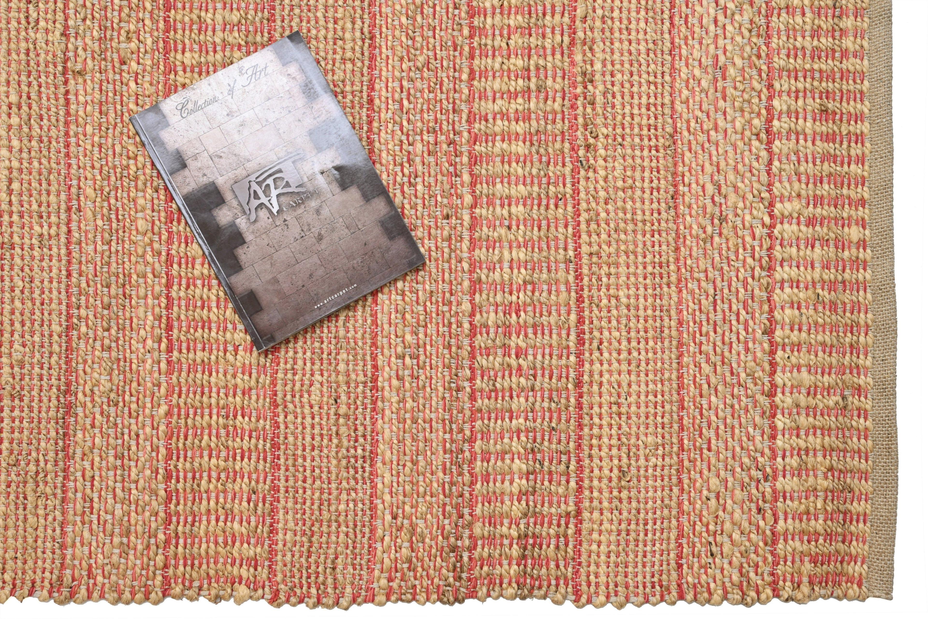 Pasillo Deco Yute Sarkanda Naranja Moderno Natural0,6x2,4 mts-2