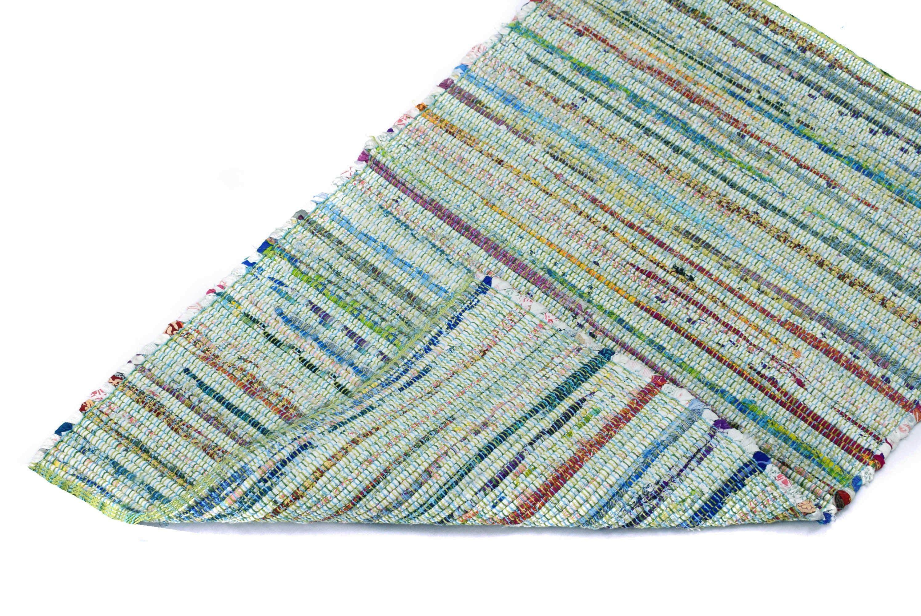 Alfombra Deco  Verde Tradicional Patchwork1,8x2,7 mts-0