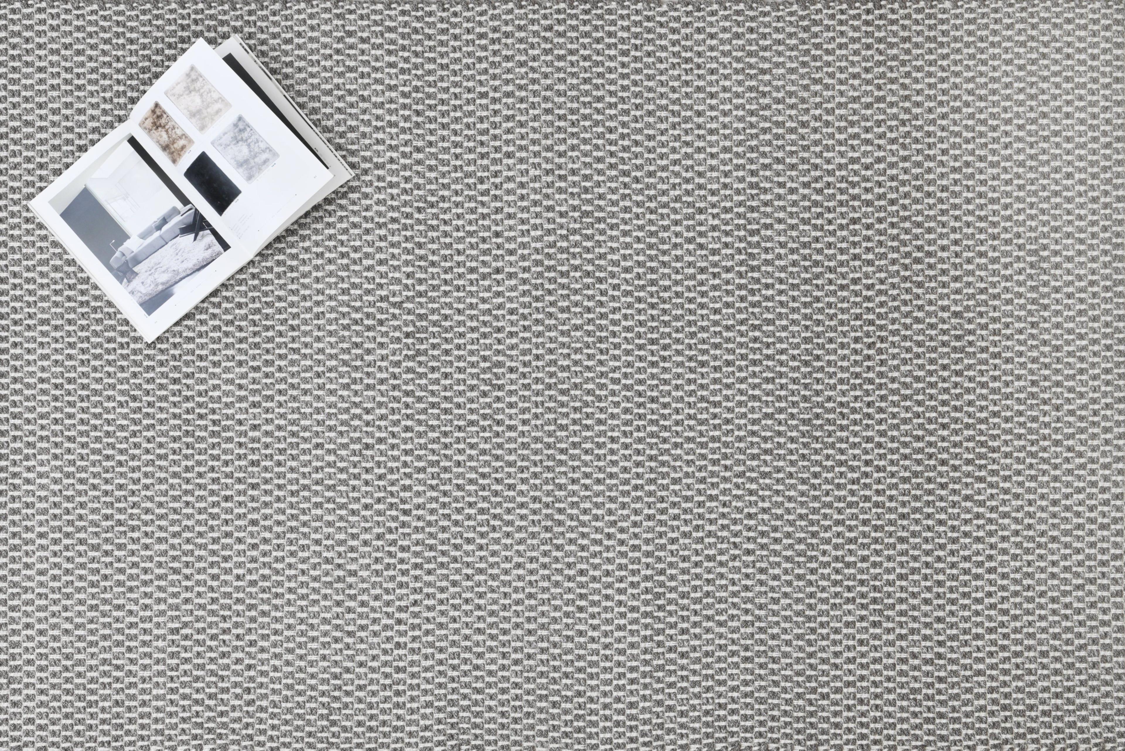 Alfombra sintetica Deco PET  Gris Oscuro/Blanco Moderno Lavable Indoor/Outdoor0,9x1,5 mts-0