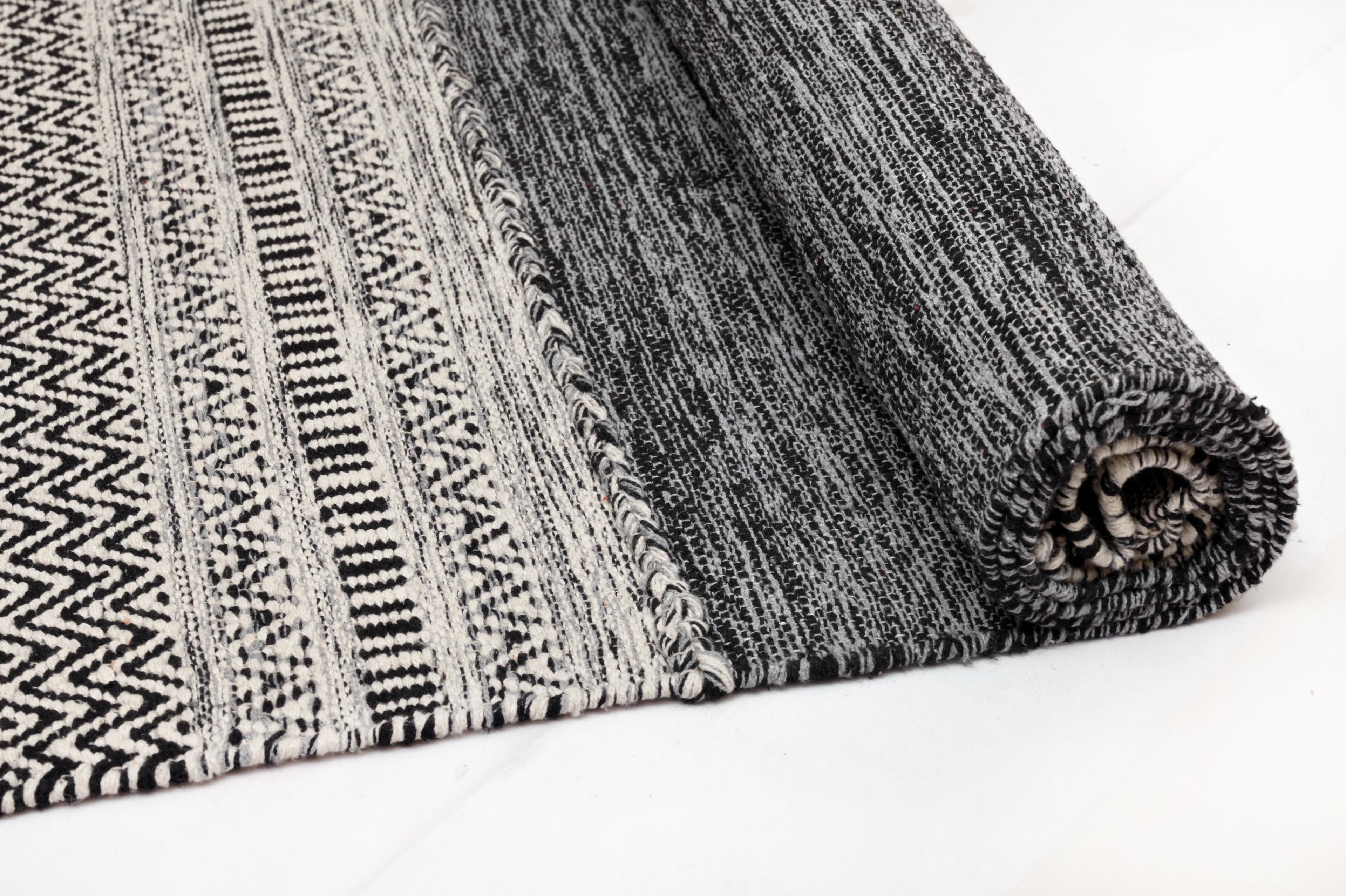 Alfombra Deco Kilim antideslizante DK Gris Vintage 1,8x2,7 mts-0