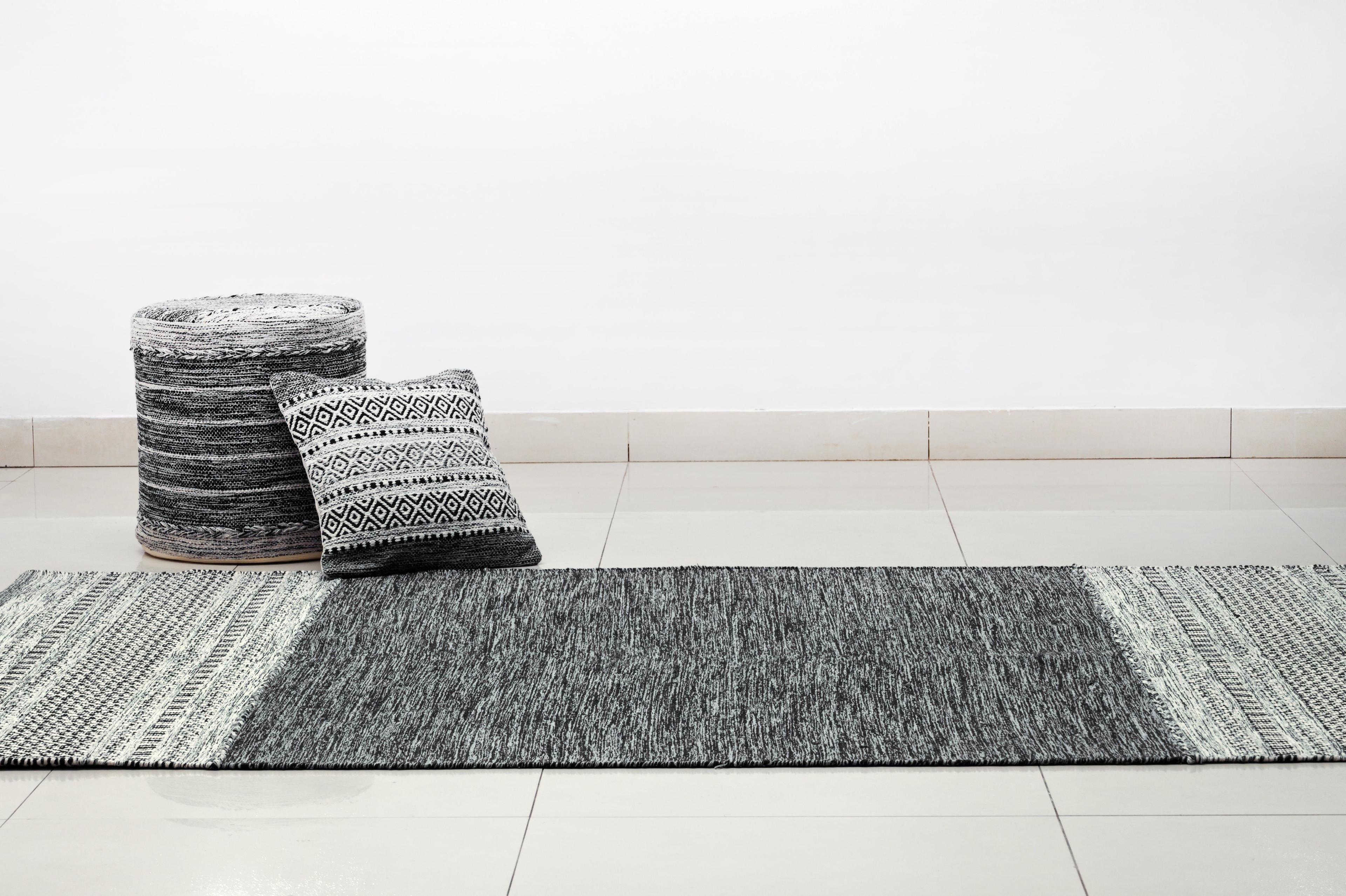 Alfombra Deco Kilim DK Gris Vintage 1,2x1,8 mts-1