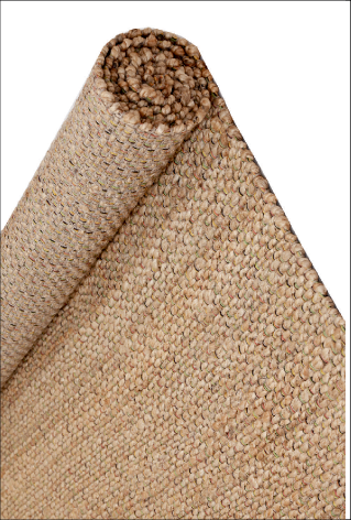 Alfombra Deco Yute durries trenzada Jamaica Moderno Natural1,8x2,7 mts-2