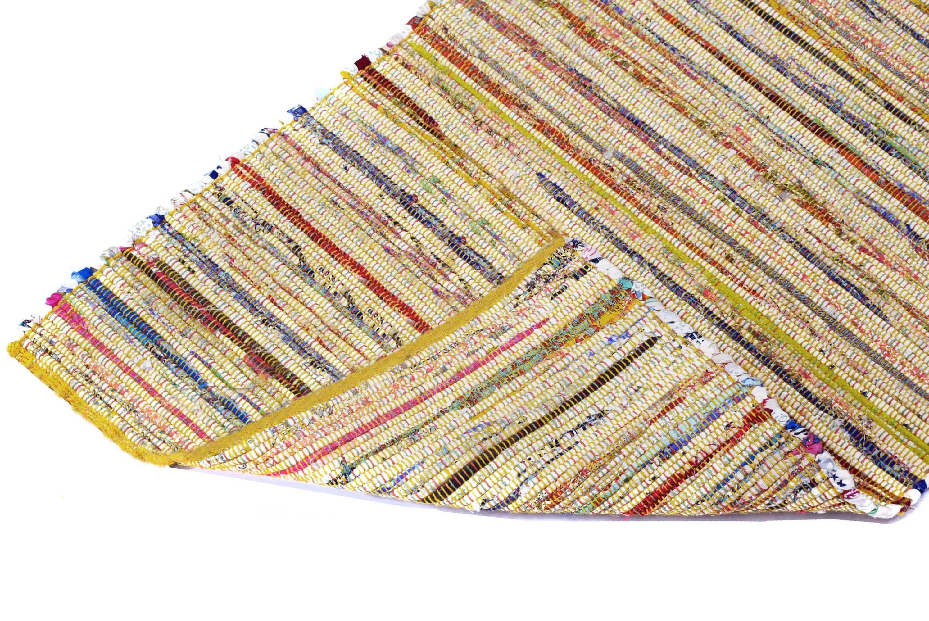 Alfombra Deco  Amarillo Tradicional Patchwork1,2x1,8 mts-2