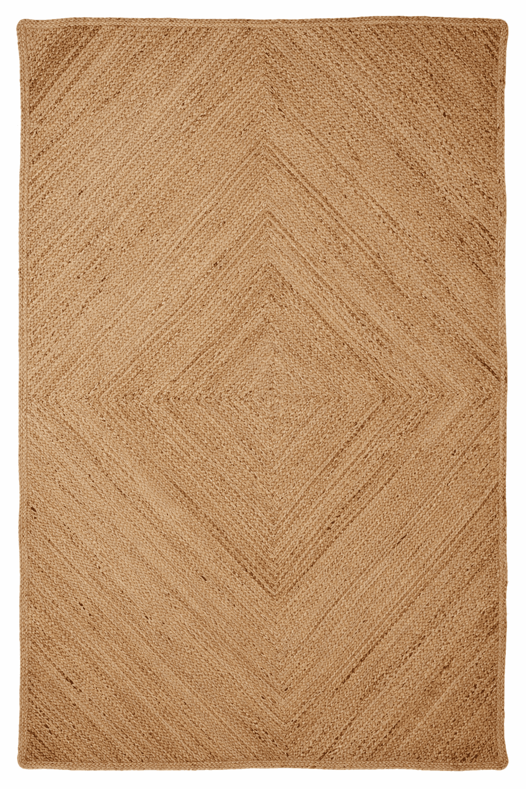 Alfombra Deco Yute Big Rombo Moderno Natural1,2x1,8 mts-2