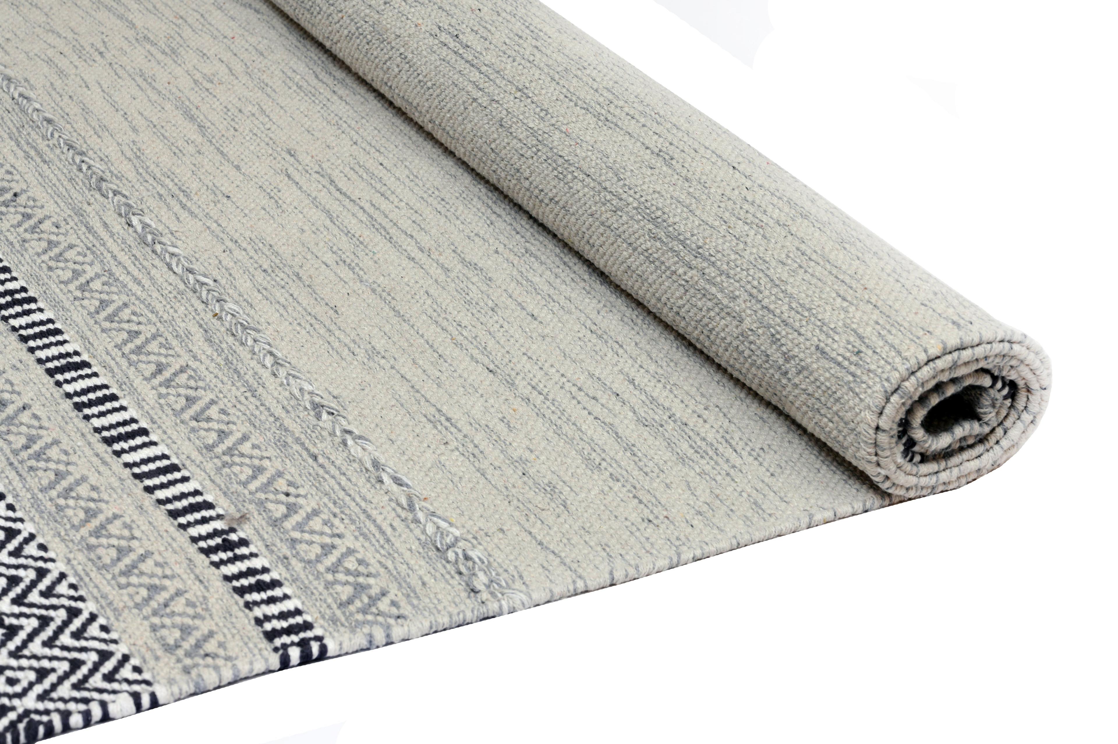 Alfombra Deco Kilim LT Gris Vintage 1,5x2,1 mts-1
