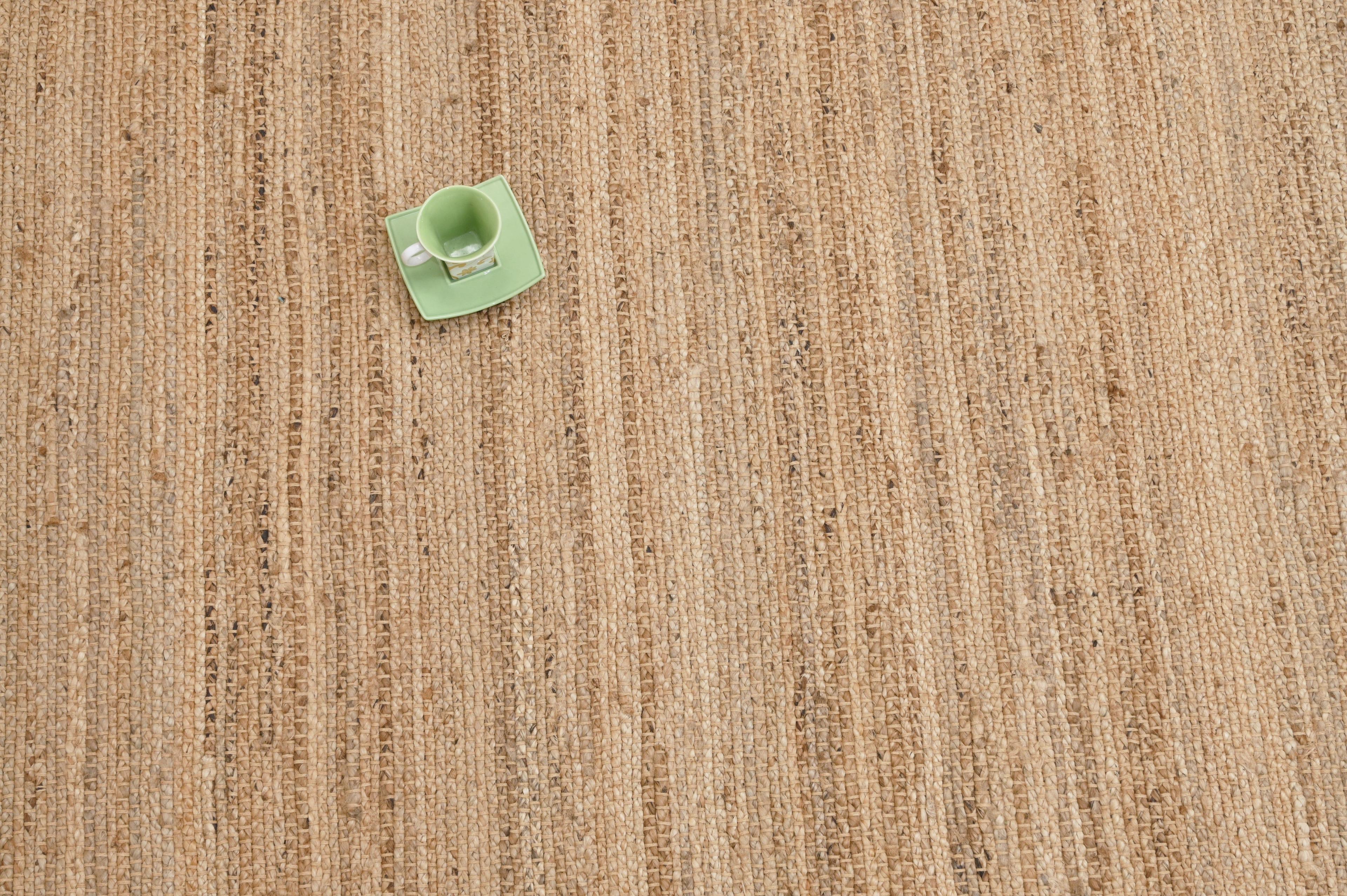 Pasillo Deco Yute durries doble trenzado Fino Moderno Natural0,6x1,8 mts-2