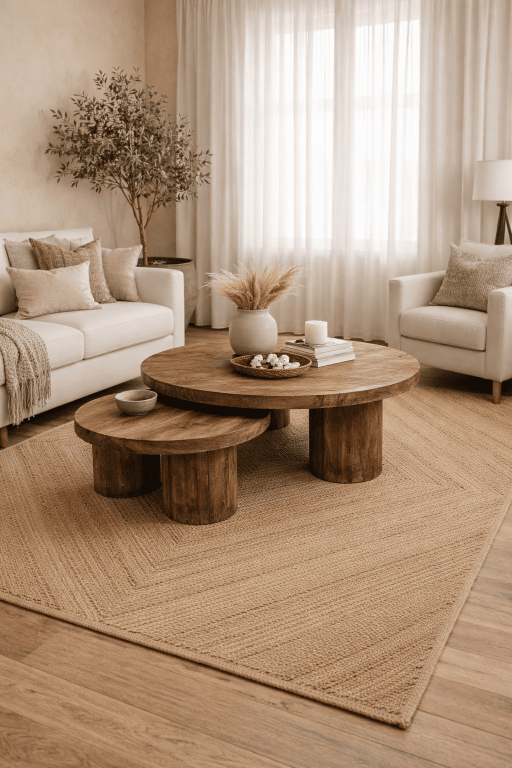 Alfombra Deco Yute Big Rombo Moderno Natural1,8x2,7 mts-0