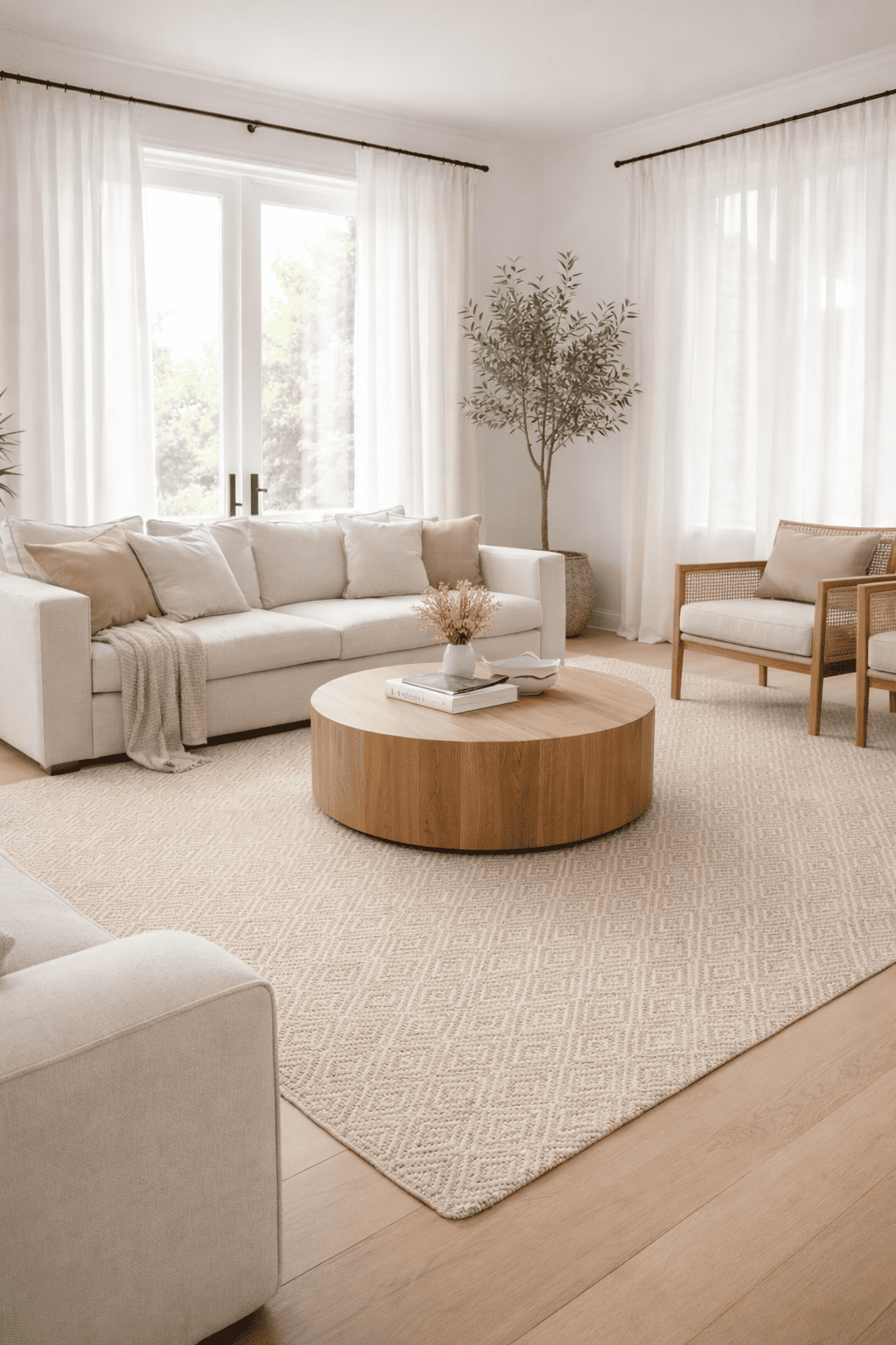 Alfombra Deco Yute Seagrass Diamante c/ Natural Moderno Natural1,8x2,7 mts-1