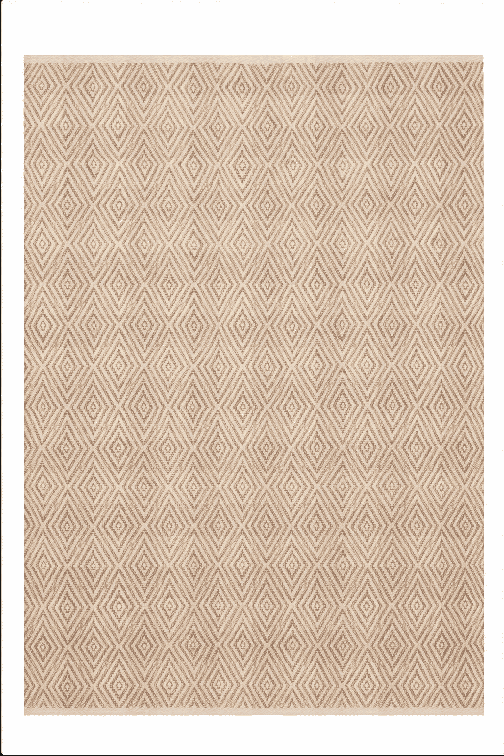 Alfombra Deco Yute Seagrass Diamante c/ Natural Moderno Natural1,8x2,7 mts-2