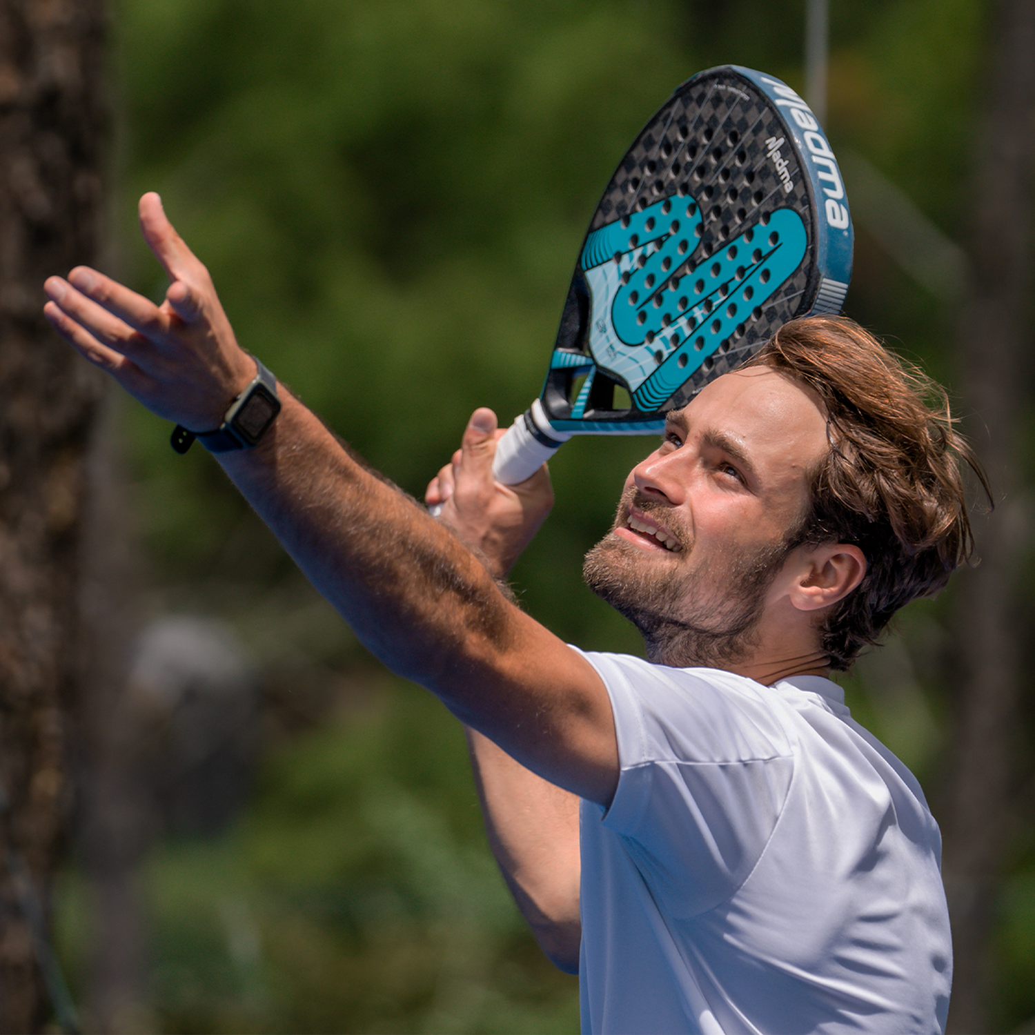 Pala de Padel Madma Max Lable 12K Carbon Azul-8