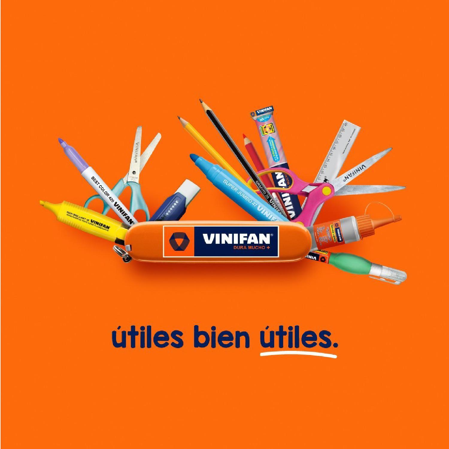 Crayones Lapices Cera Jumbo Vinifan - Set 12 Colores-4