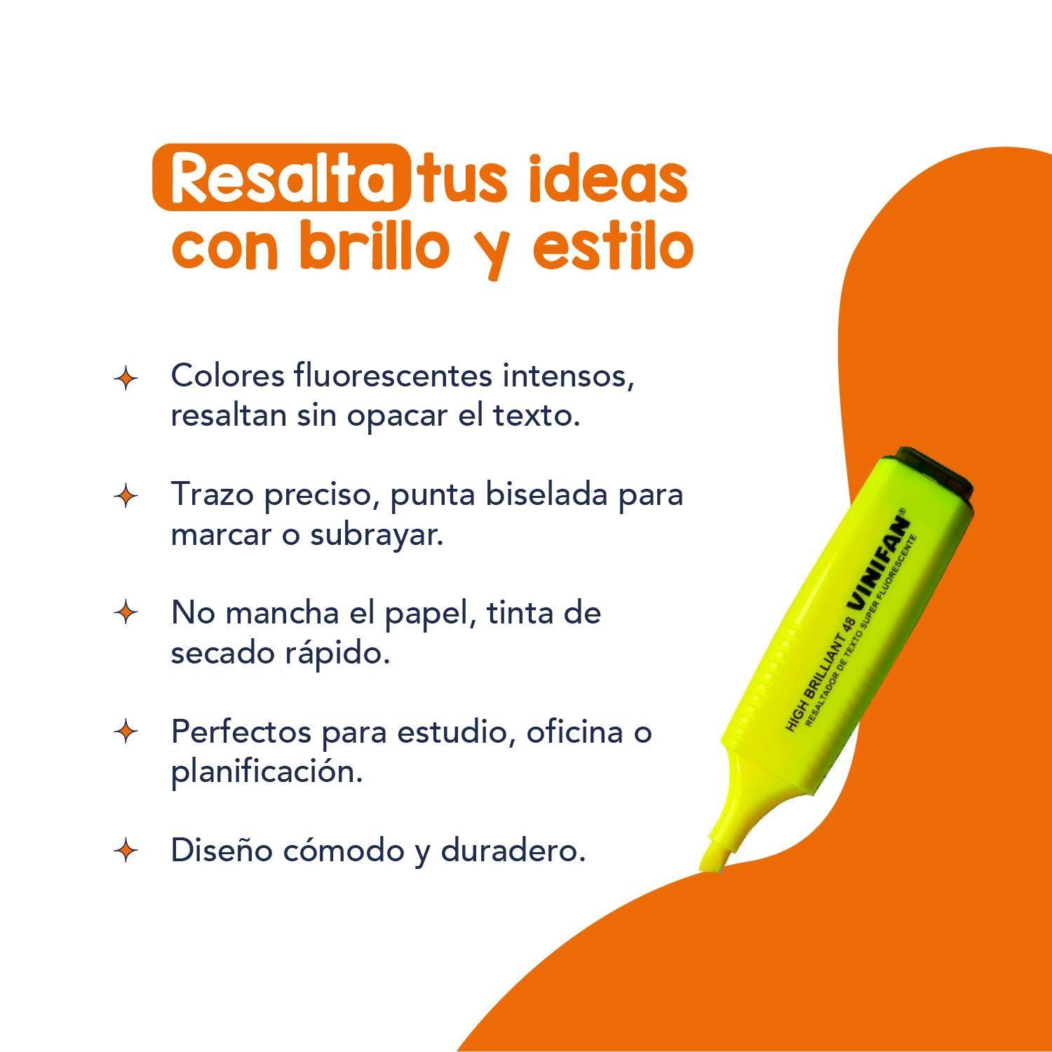 Destacador High Brilliant 48 Vinifan - Caja 10 uds-1