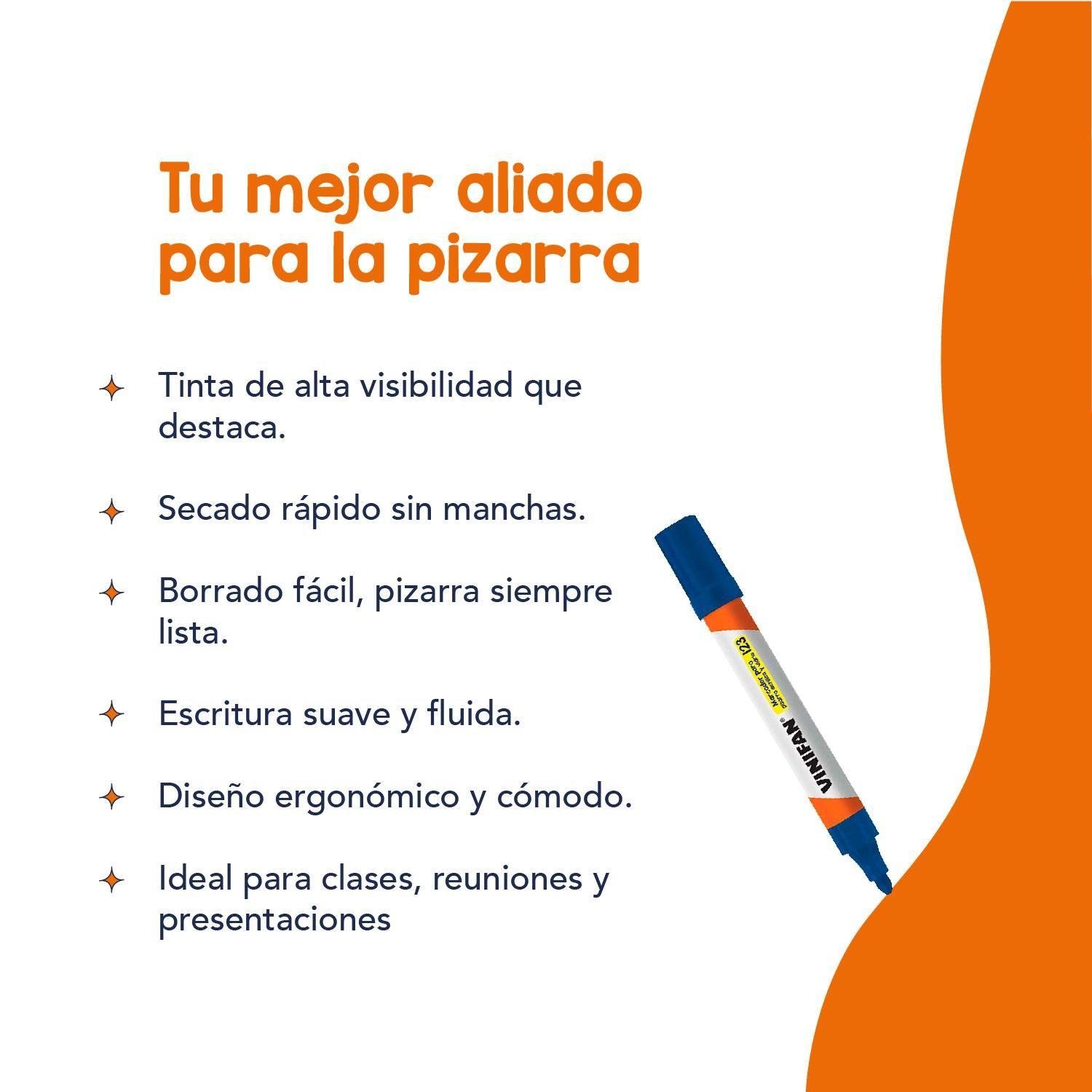 Plumón Marcador de Pizarra S123 Blister Vinifan-2