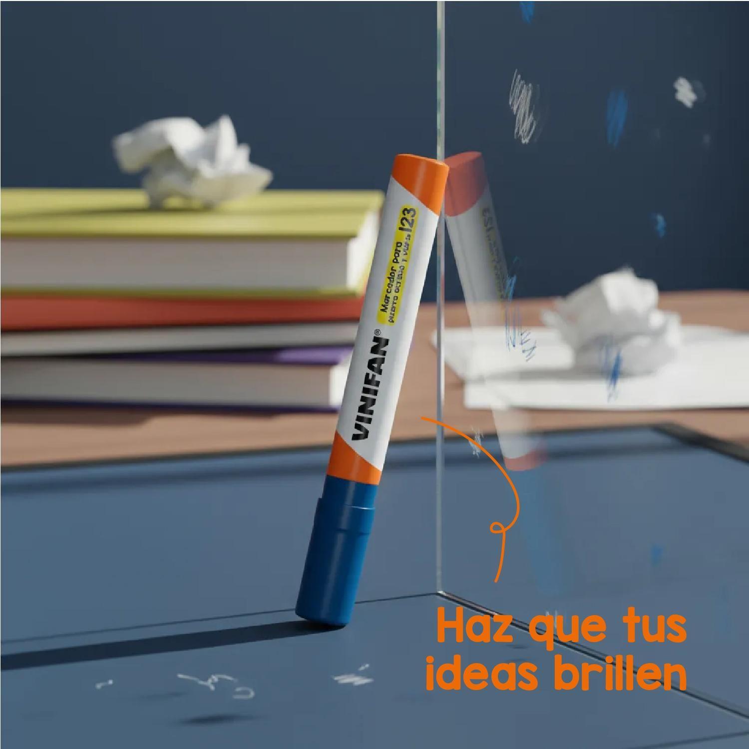 Plumón Marcador de Pizarra S123 Blister Vinifan-3