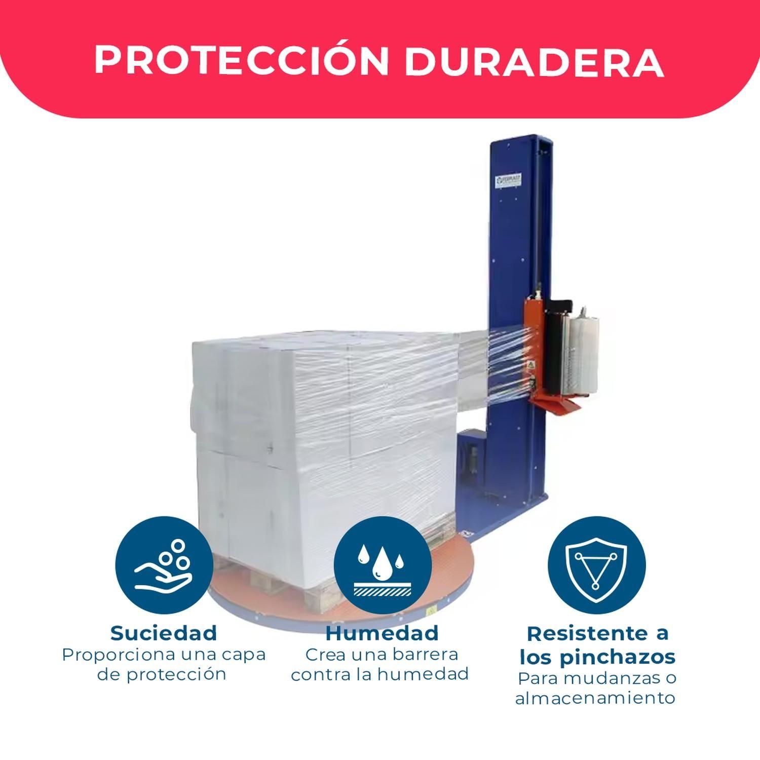 Film Stretch Automático 16kg Transparente - Pack Mayorista-3