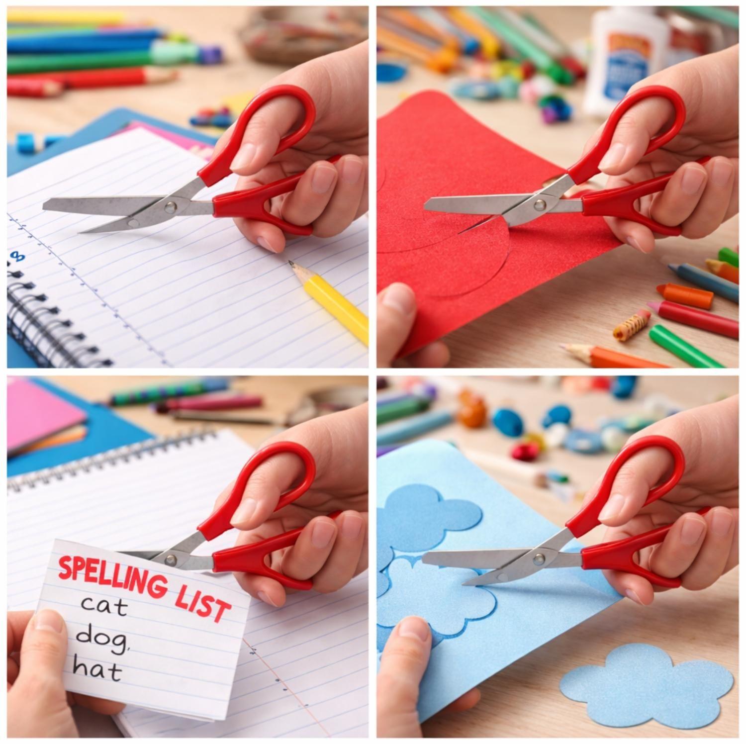 Tijera Escolar Clásica Colores Surtidos - 12 uds-3