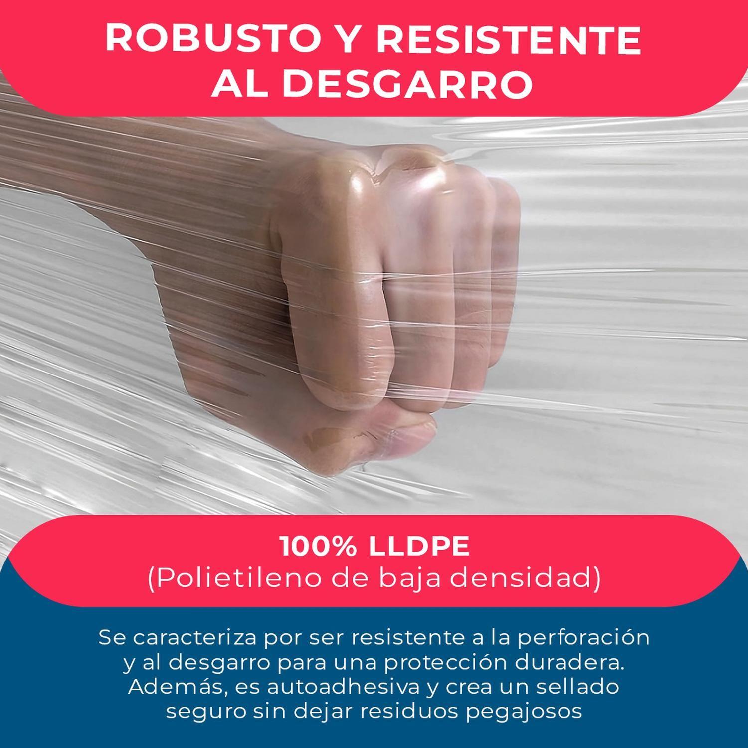 Film Stretch Mini Transparente 100mm*220m Pack Mayorista - 3 uds-4