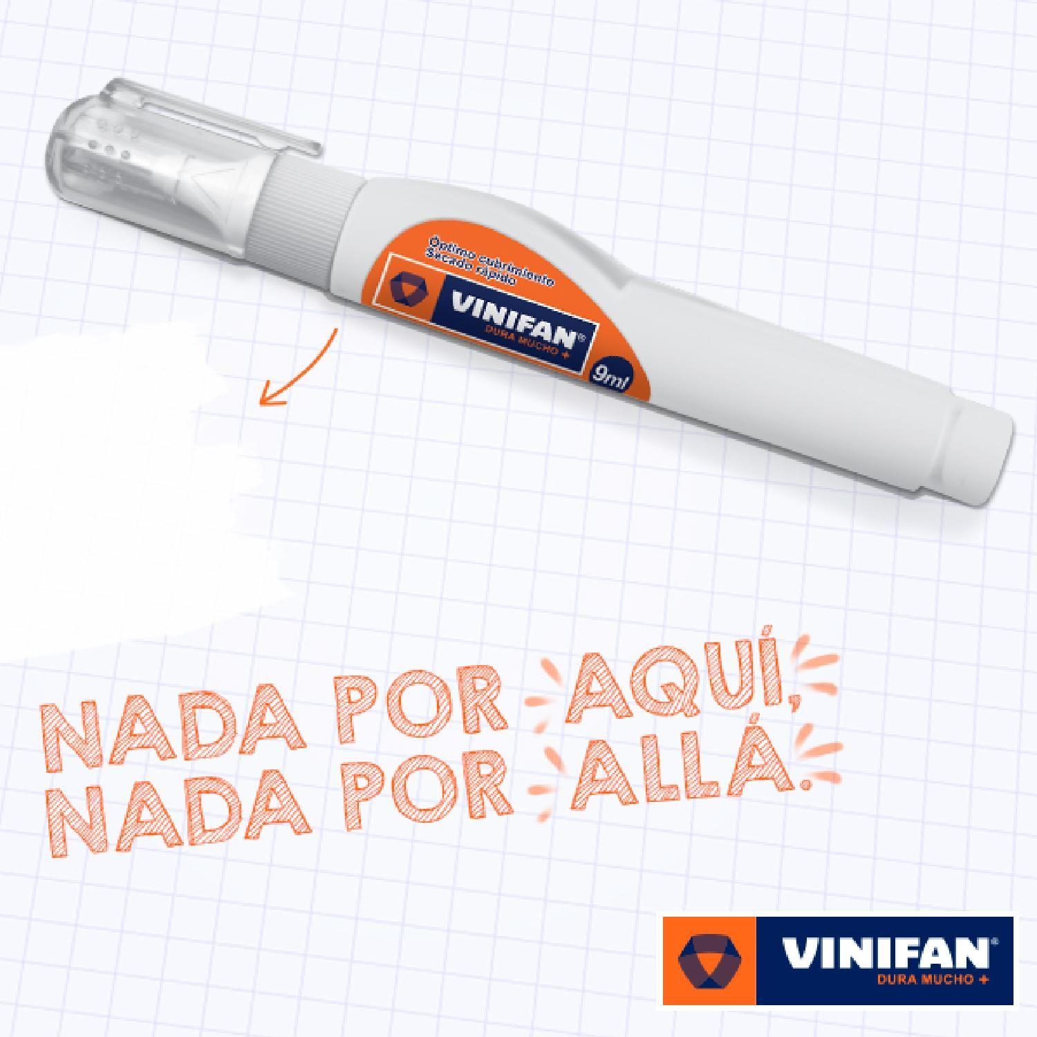 Lápiz Corrector Punta Metálica Vinifan 6 ml - Blister 2 uds-3