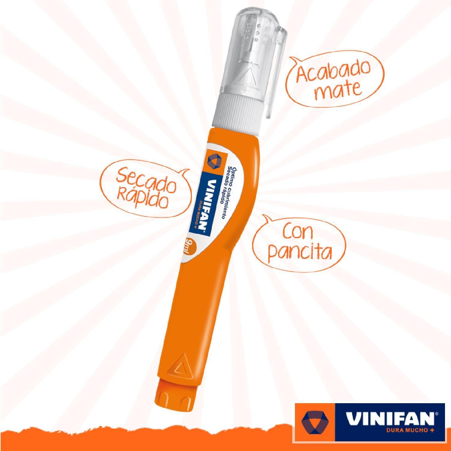 Lápiz Corrector Punta Metálica Vinifan 9 ml - Blister 1 ud-2