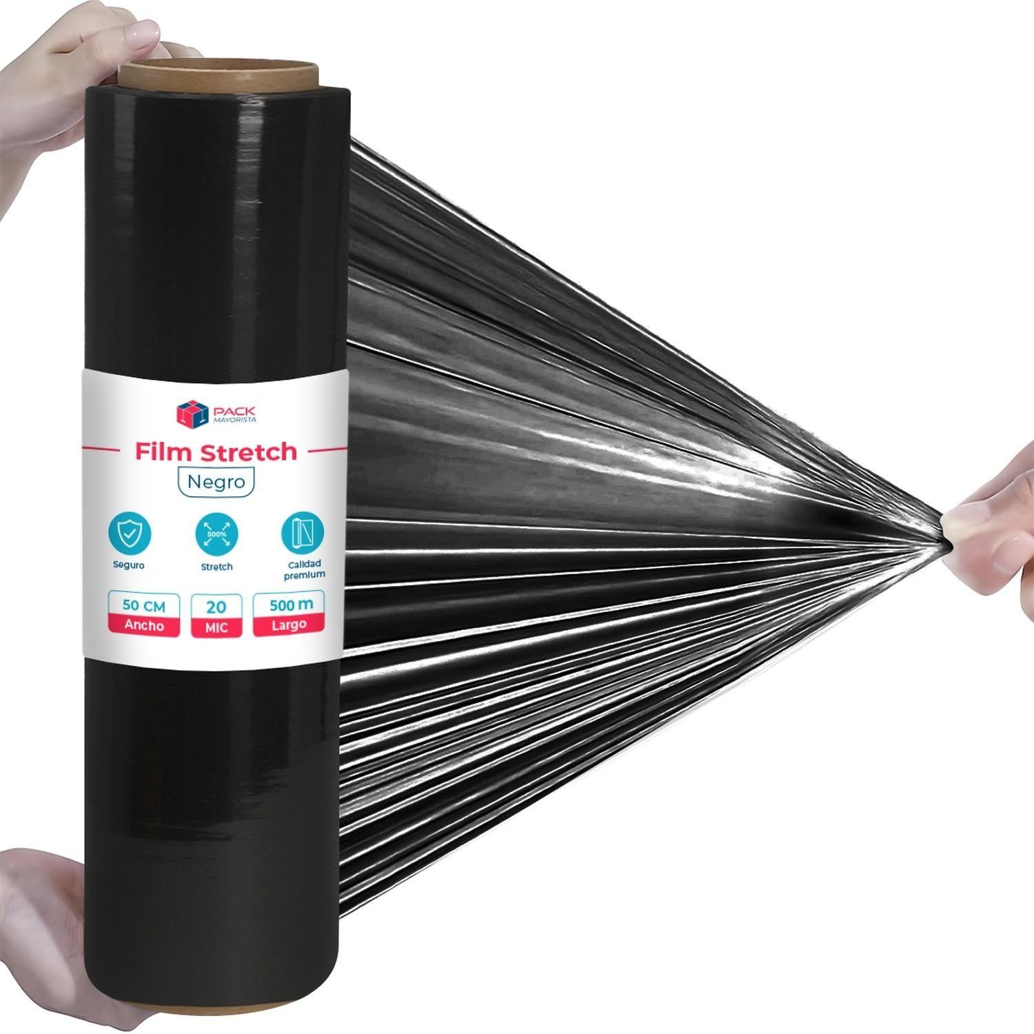 Film Stretch 2,3kg 500m Negro Pack Mayorista - 1 ud-6