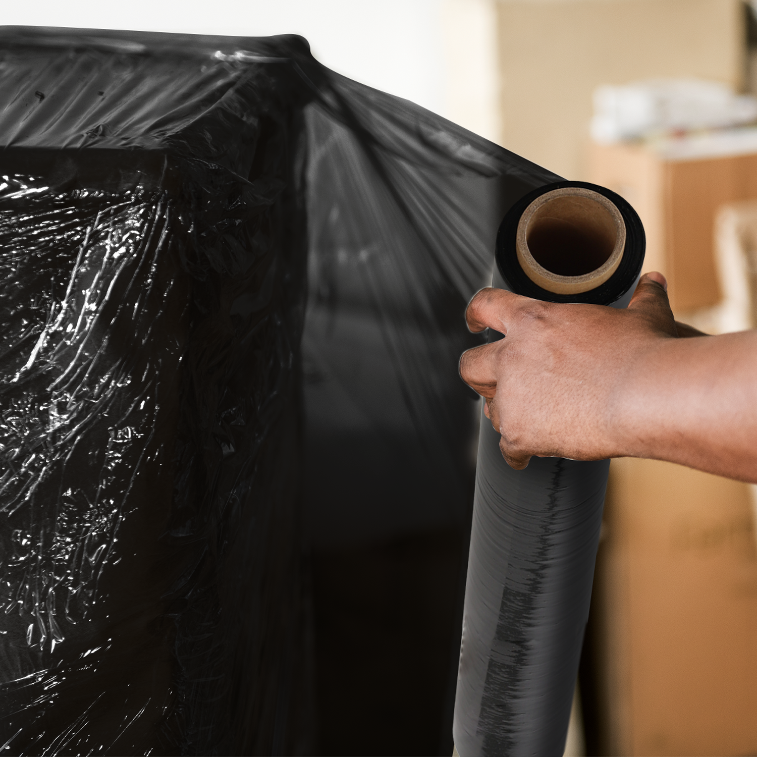 Film Stretch 2,3kg 500m Negro Pack Mayorista - 1 ud-7