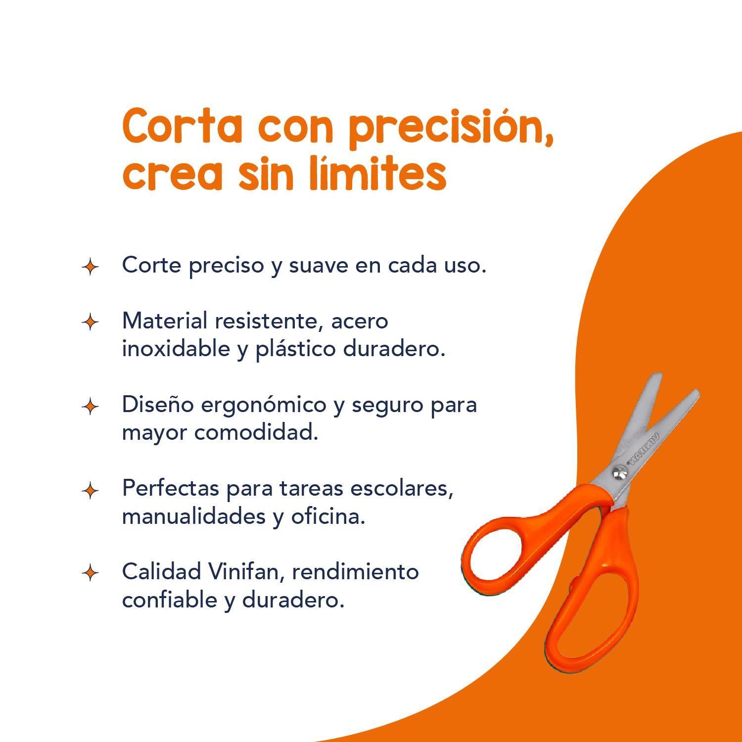 Tijera Escolar Clásica Vinifan - Caja 12 uds-2