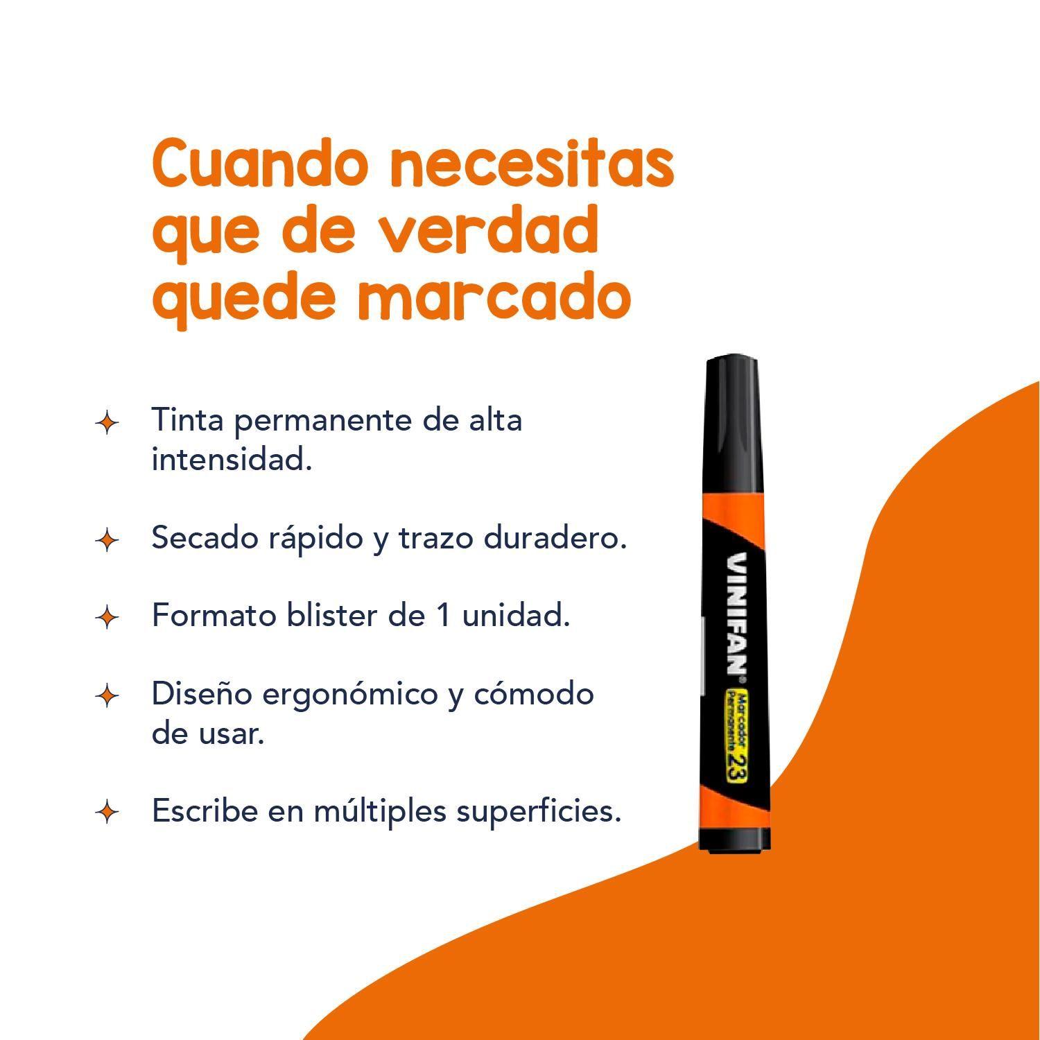 Plumón Permanente Vinifan - Caja 12 uds-1