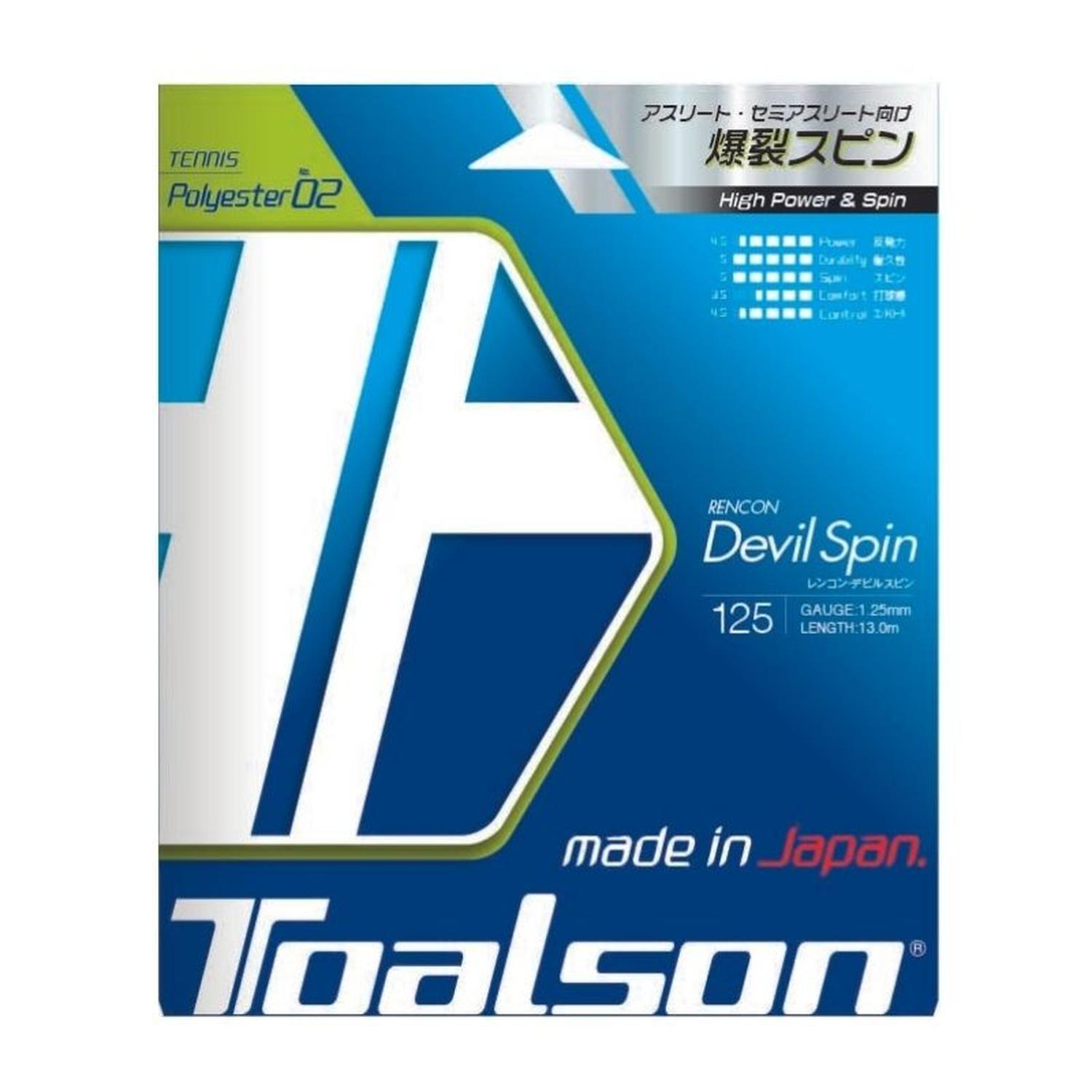 Cuerda de Tenis Toalson Rencon Devil Spin 1,25 rollo 200m-3