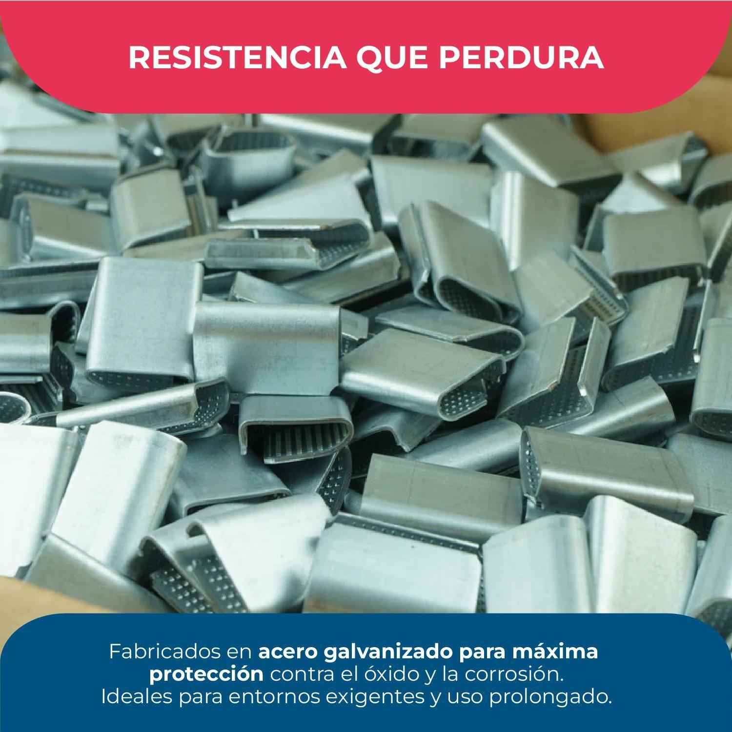 Sellos dentados para Zunchos 1/2″ Pack Mayorista - 10kg-2