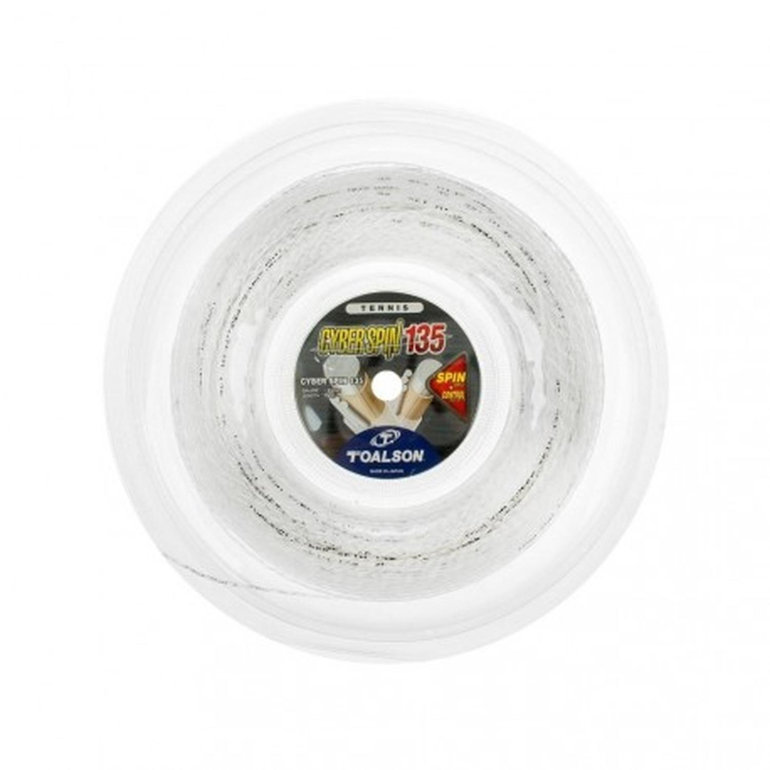 Cuerda Raqueta de Tenis Toalson Cyber Spin 1,35 rollo 200m-0