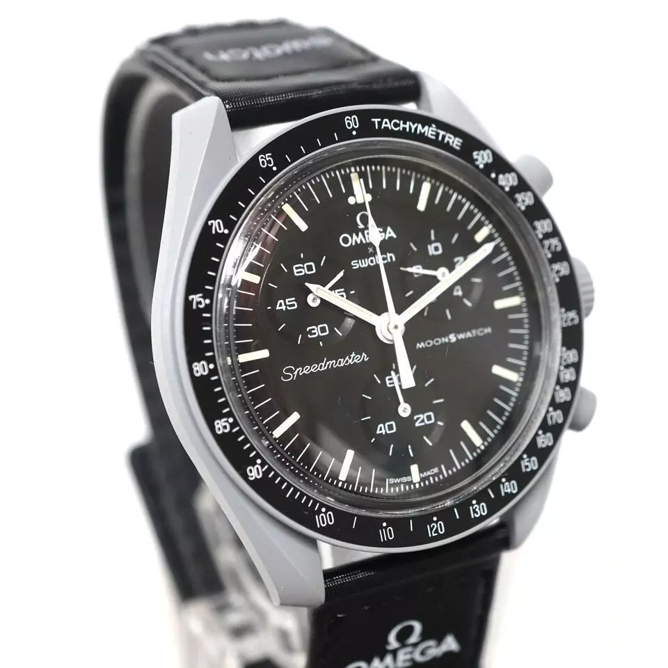 Reloj De Pulsera Omega X Swatch Bioceramic Moonswatch Mission To The Moon-2