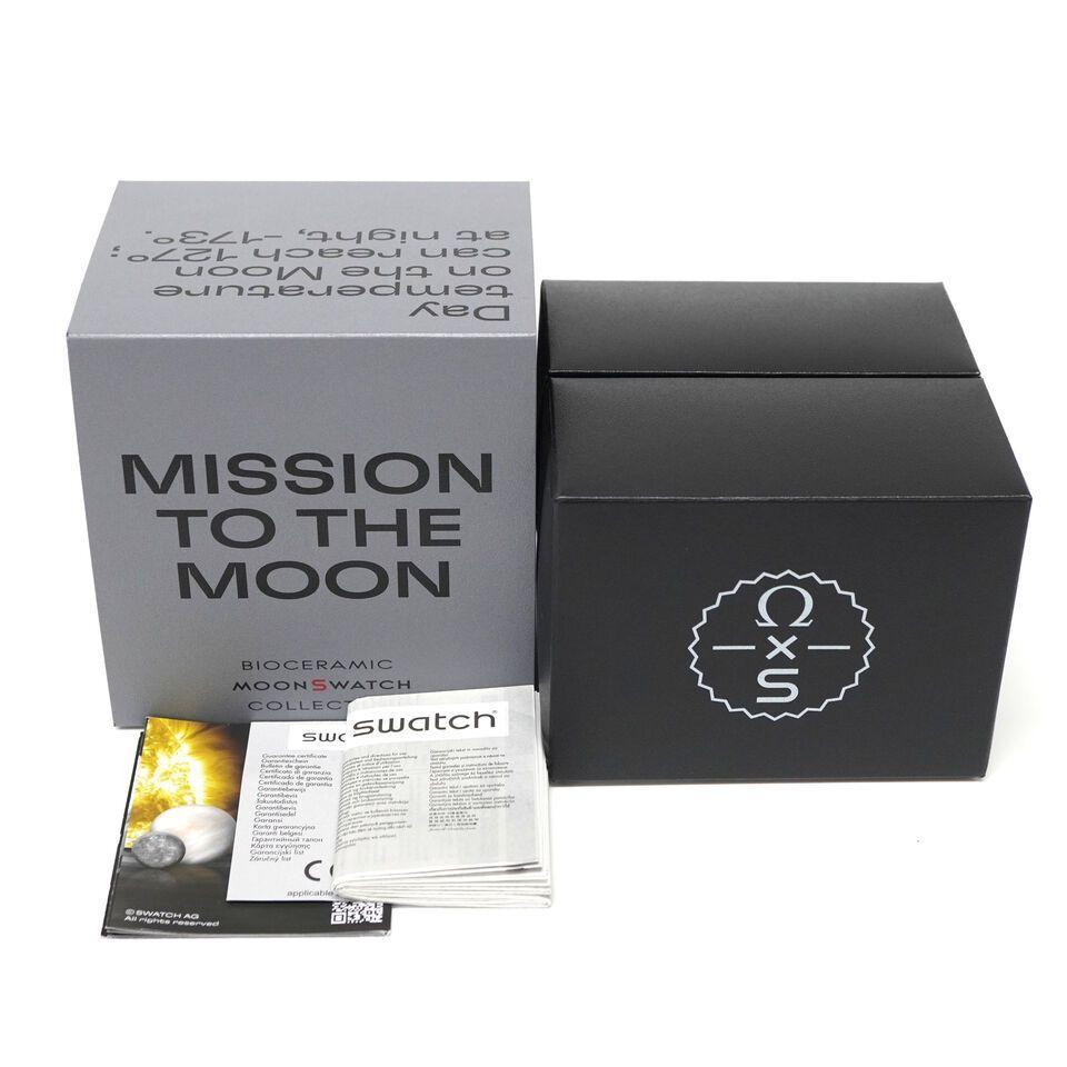 Reloj De Pulsera Omega X Swatch Bioceramic Moonswatch Mission To The Moon-6