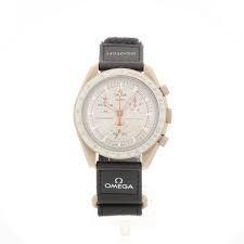 Reloj De Pulsera Omega X Swatch Bioceramic Moonswatch Collection Mission To Jupiter De Cuerpo Color -0