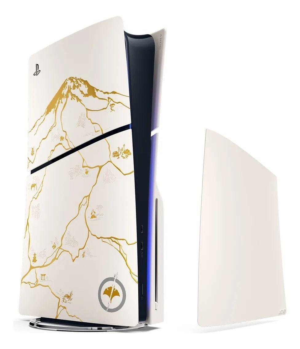 Consola Sony PS5 Slim Edici n de Disco Juego Ghost of Y tei Limited Bundle-1