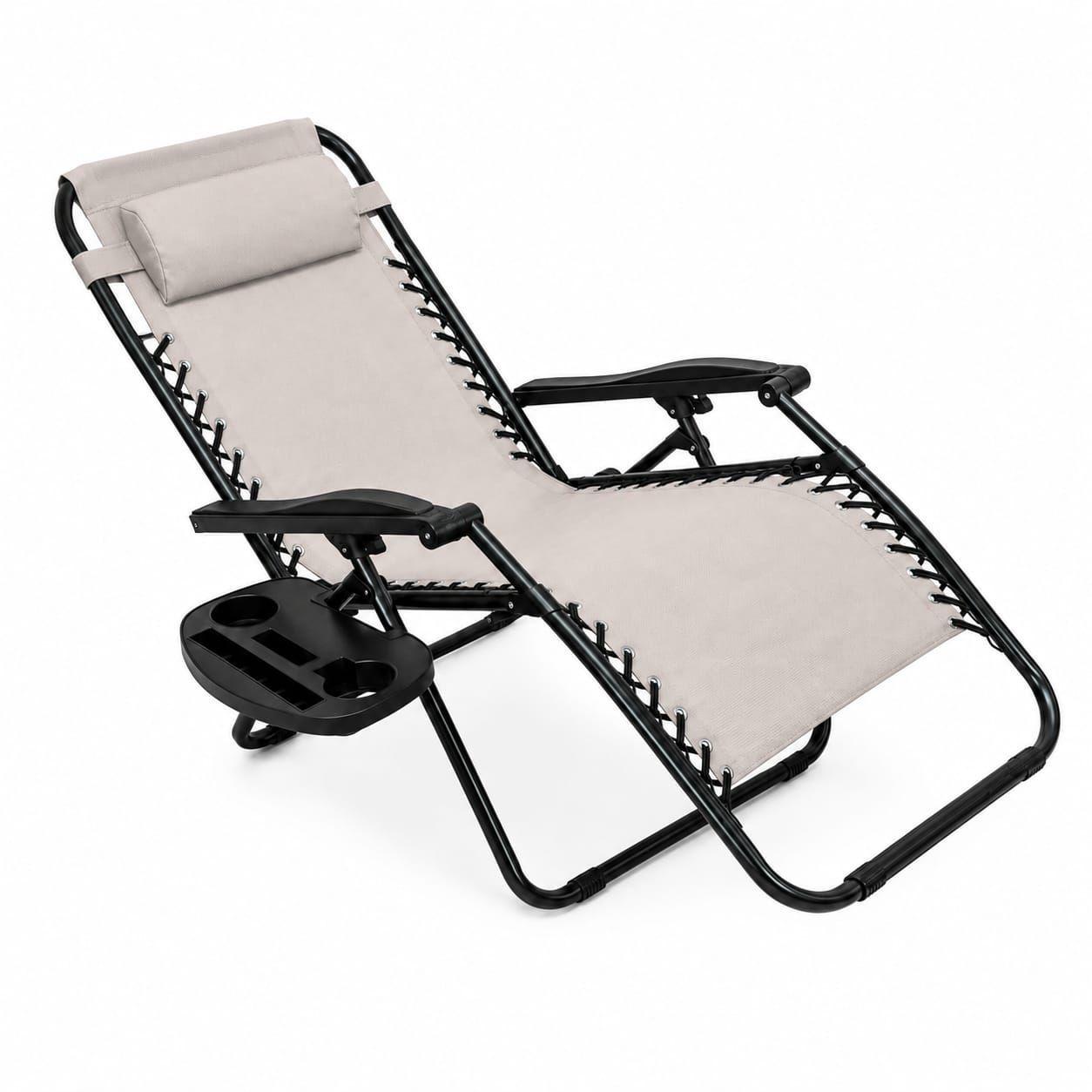SILLA REPOSERA RECLINABLE PORTATIL GRAY B 3 PARA PLAYA Y CAMPING-4