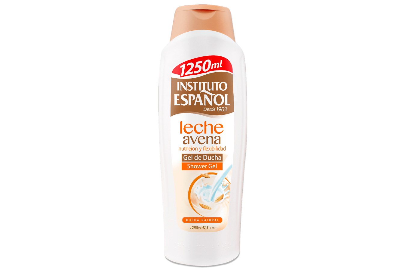 GEL DE BAÑO LECHE Y AVENA 1250 ML-0