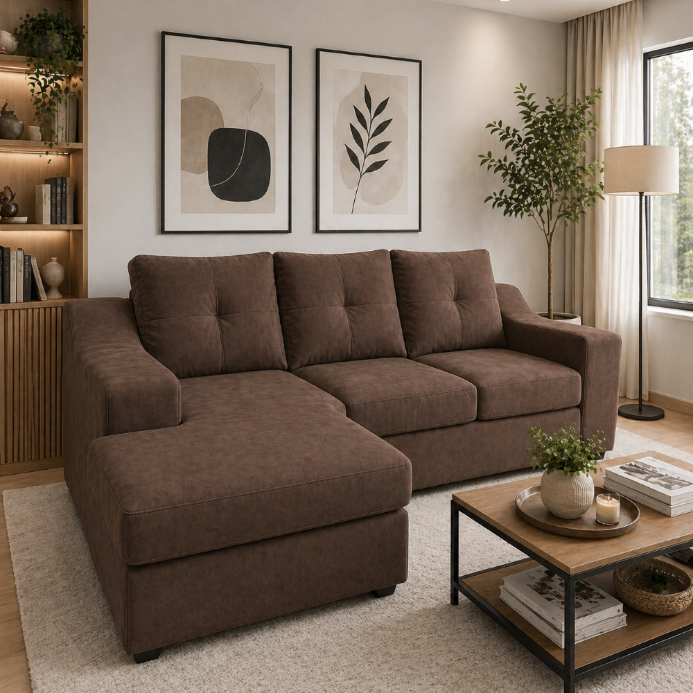 Sofa Seccional Intercambiable Josh Chocolate-4