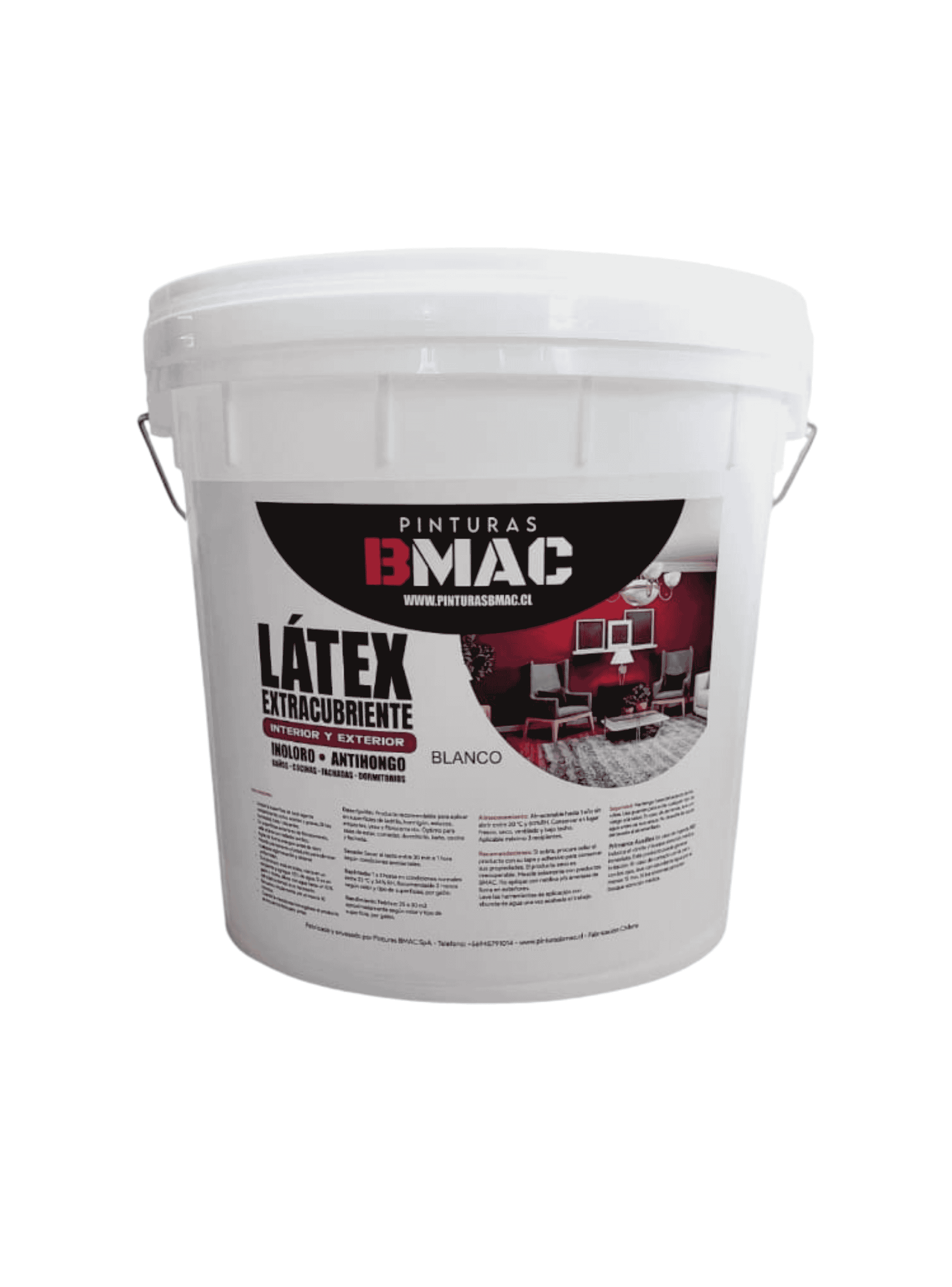 Látex Extracubriente Blanco Tineta BMAC-1