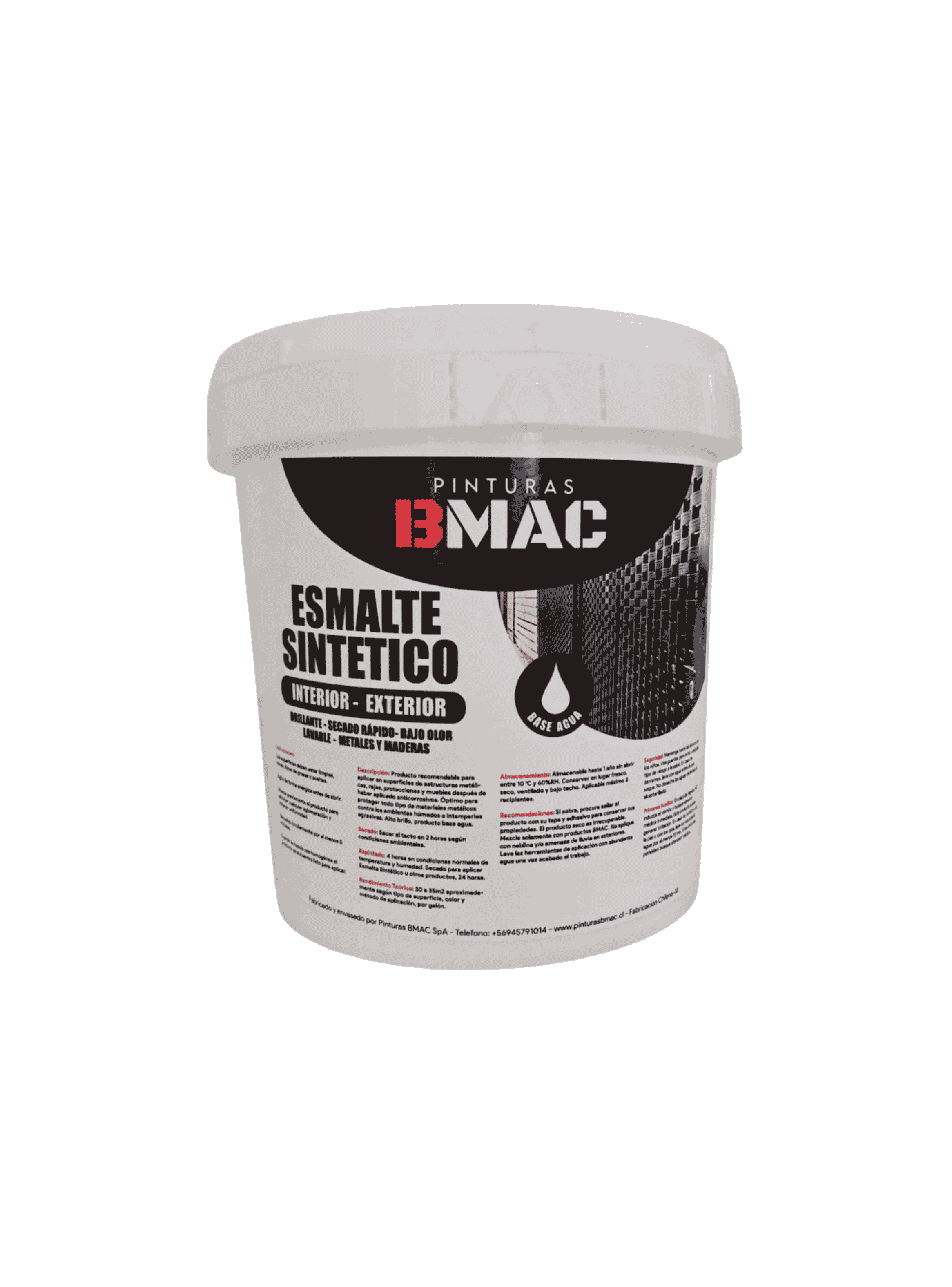 Esmalte Sintético Blanco Brillante Galón BMAC-1
