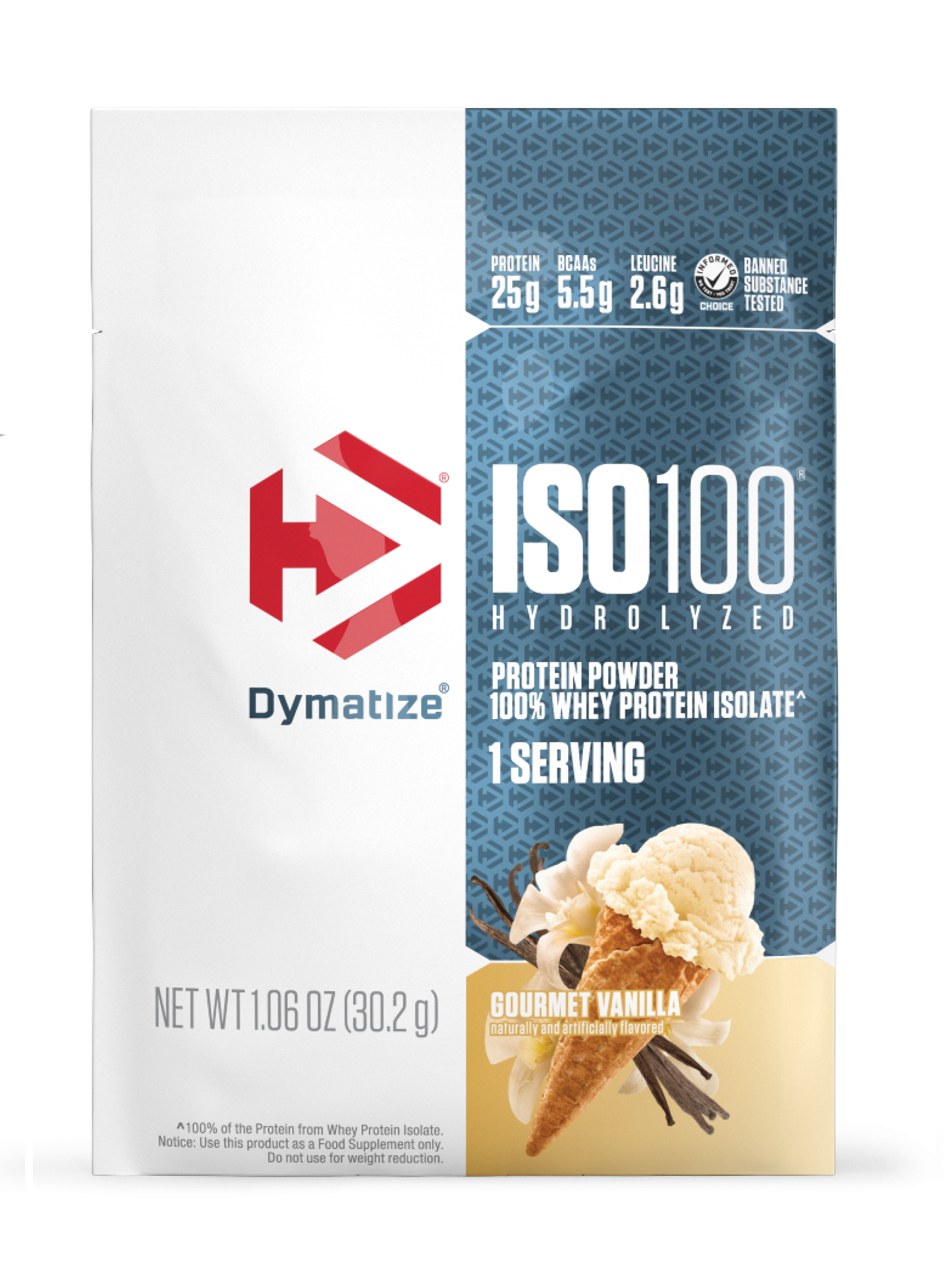 Sachet Proteina ISO 100 Gourmet Vanilla 1 Servicio-0