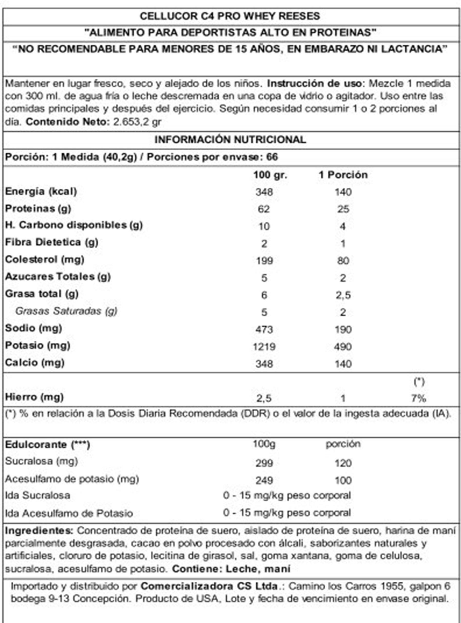 Proteina Pro Whey 6.25 Lb Reeses-1