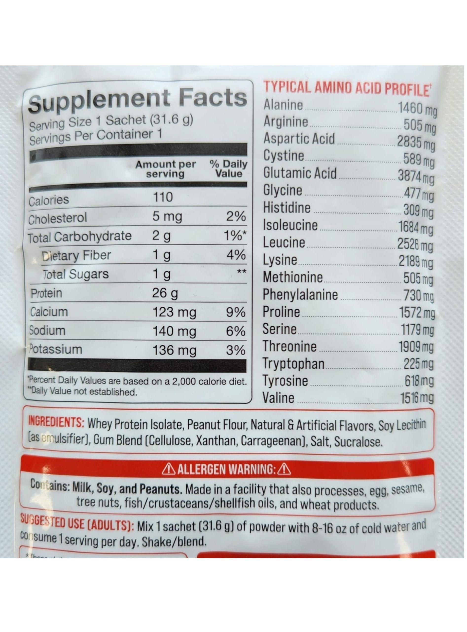 Sachet Proteina BASIC Isolate Salted Caramel Cold Brew 1 Servicio-1